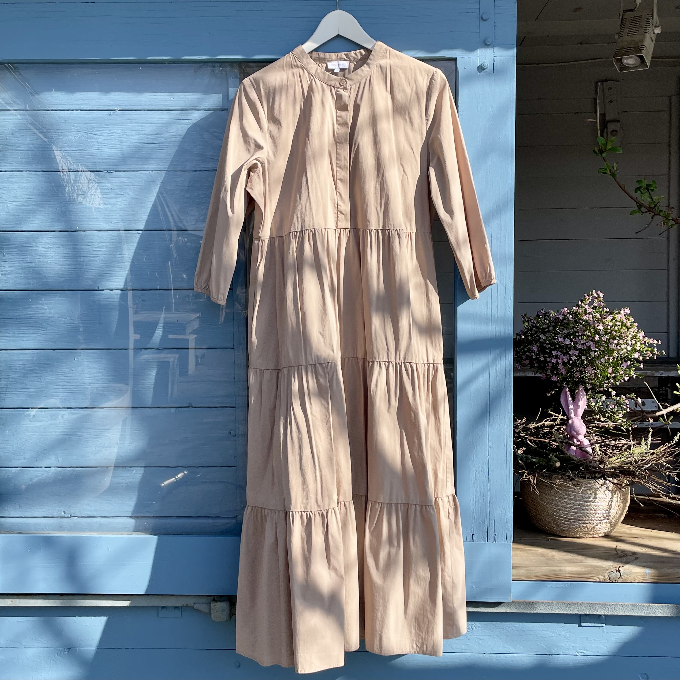 Imke's Vintage-Kollektion "Kleid von Rena Marx" Gr. 38, sand/beige