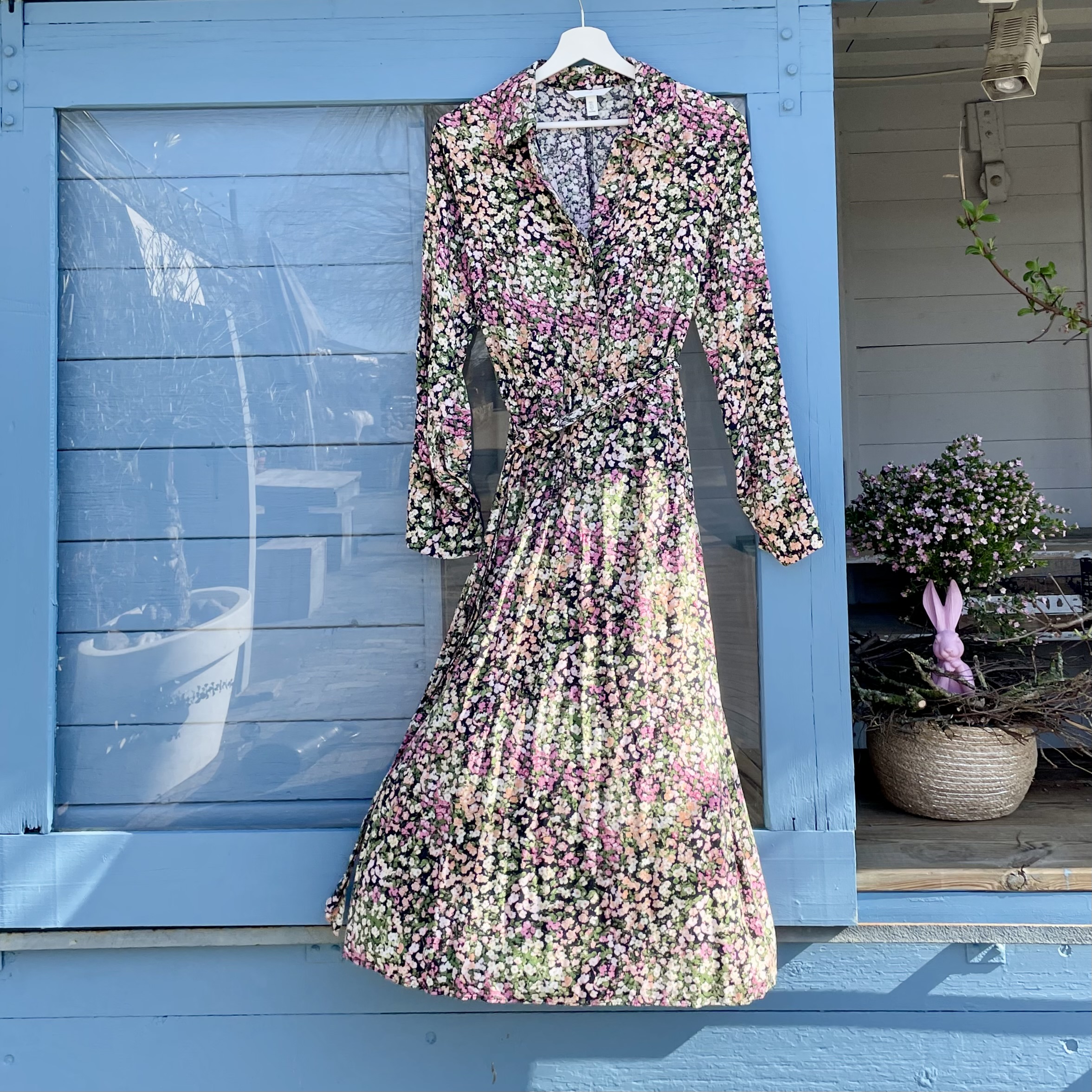 Imke's Vintage-Kollektion "H&M" Gr. L (40), Farbmix Blumenmotiv