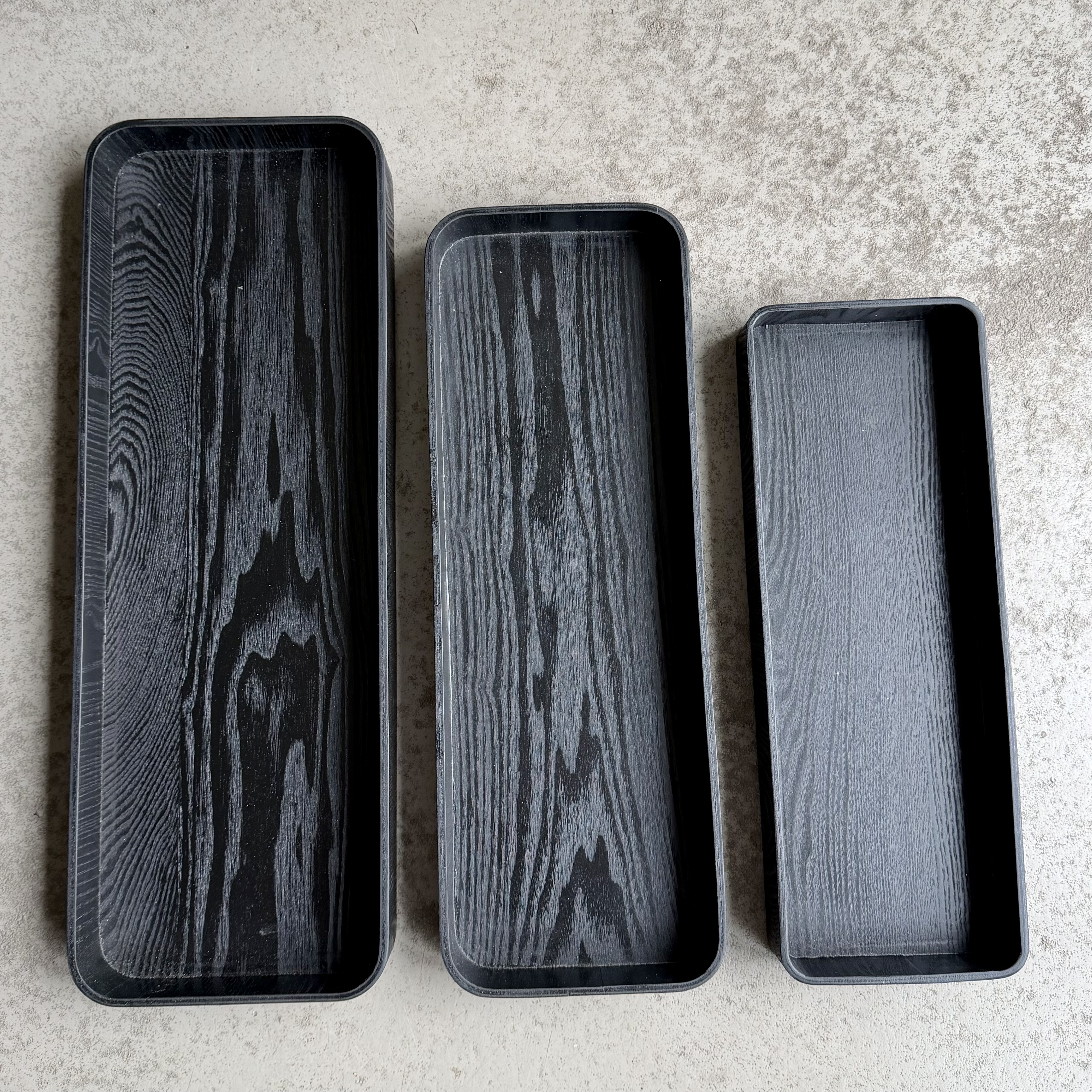 Hz.Tabl."Zoe"recht.L17cm, schwarz