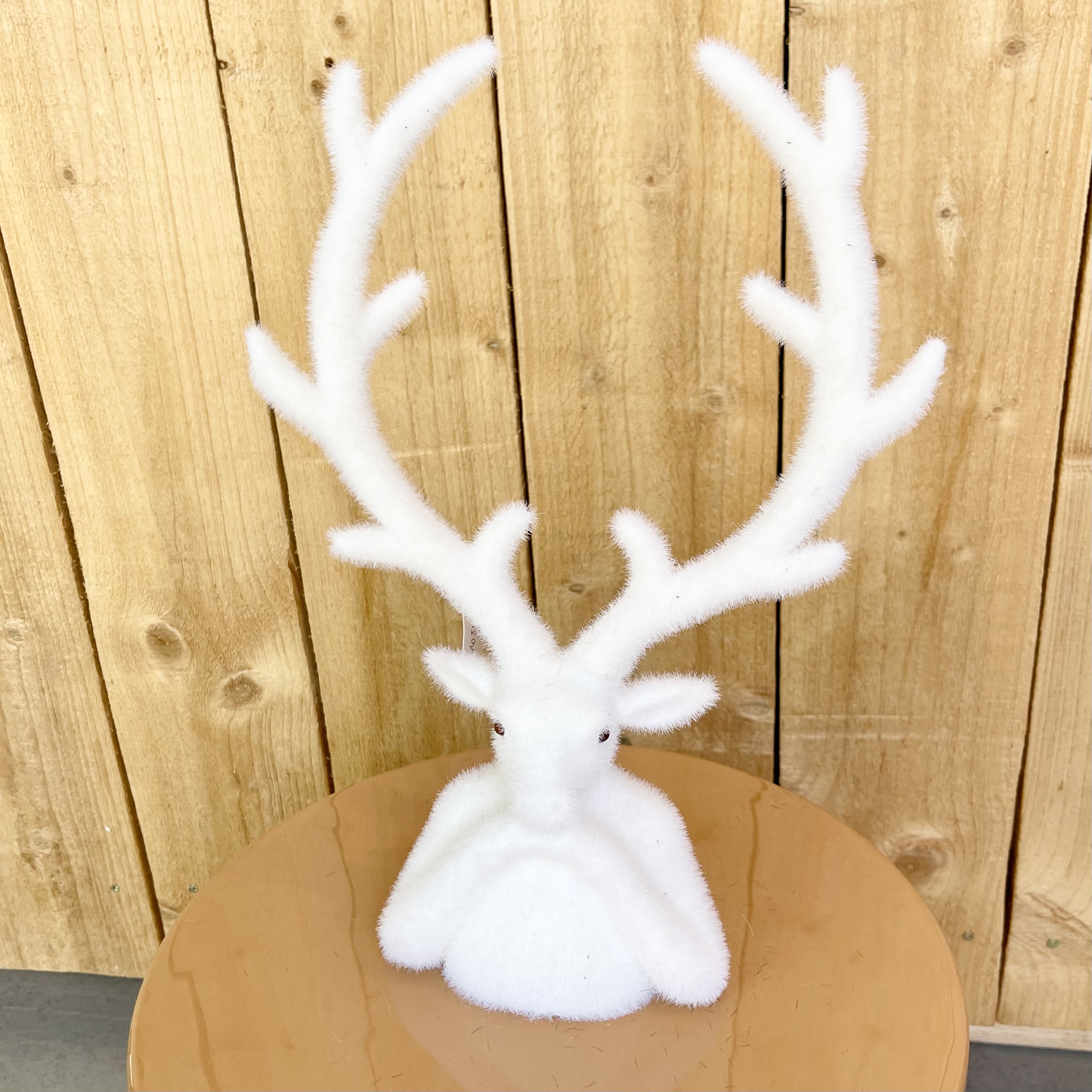 KST Hirschkopf "Tasko" H30cm, creme, Modell `26