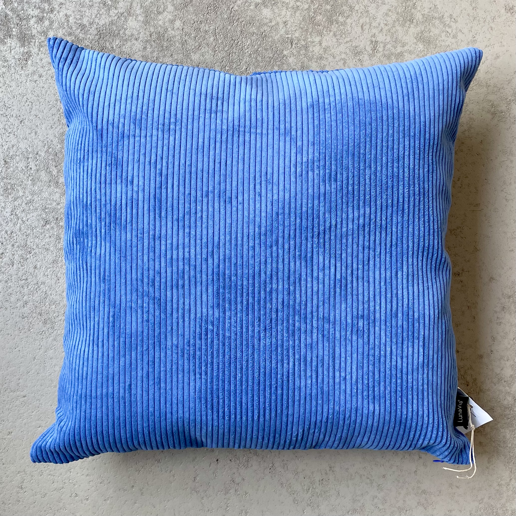 Kissen mit Füllung "Cara" 50x50cm, blau