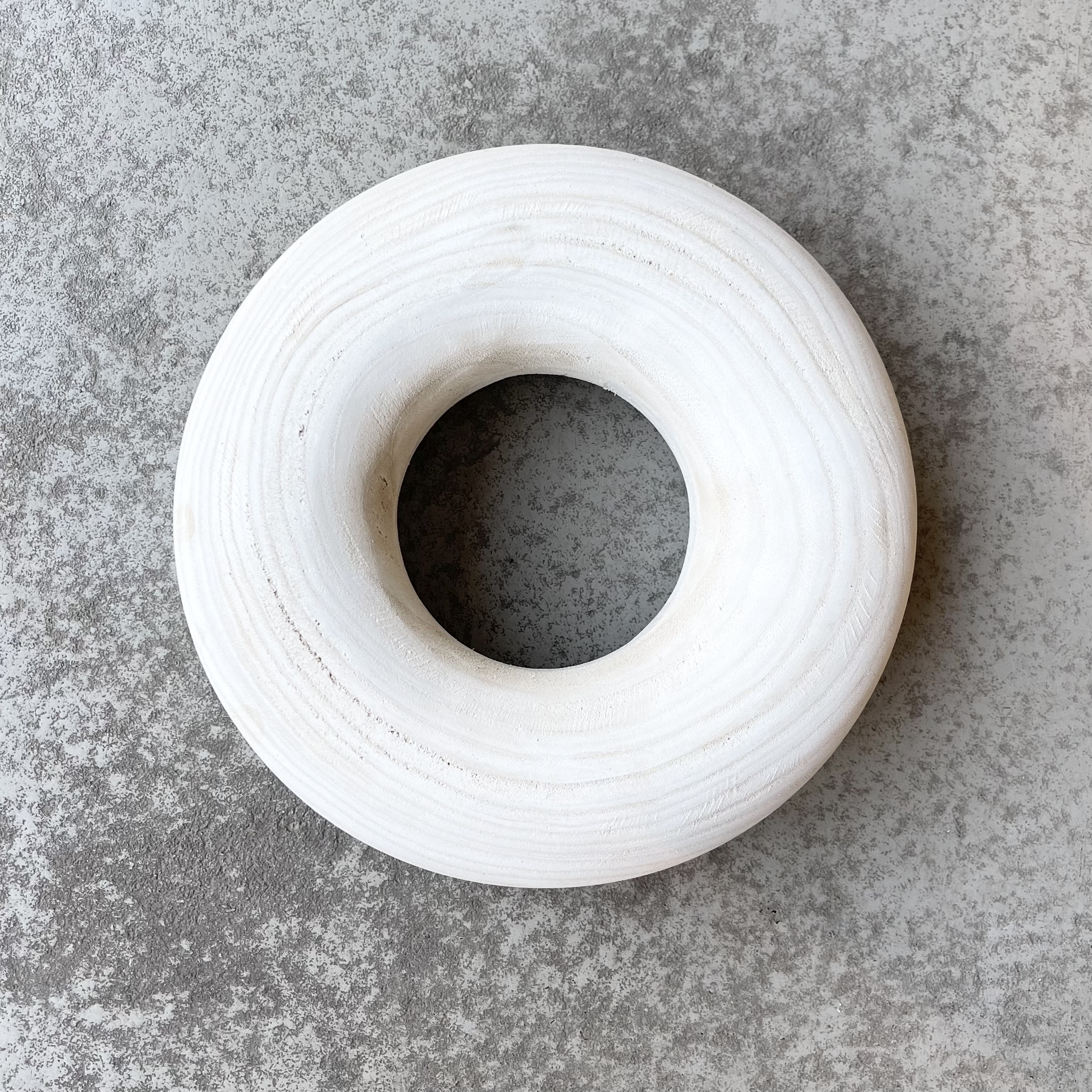 Holzkranz "Blair" D30cm, weiß