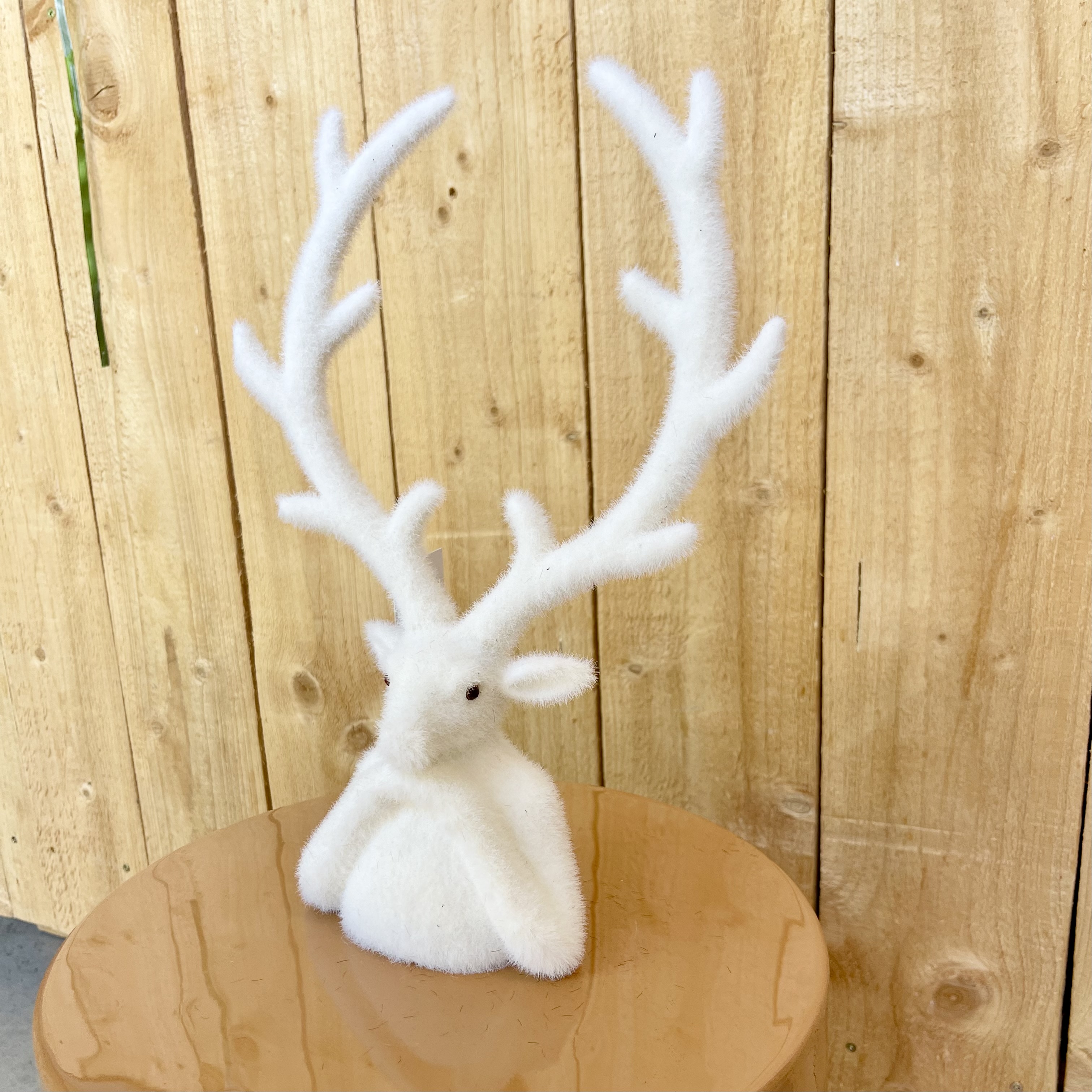 KST Hirschkopf "Tasko" H30cm, creme, Modell `26