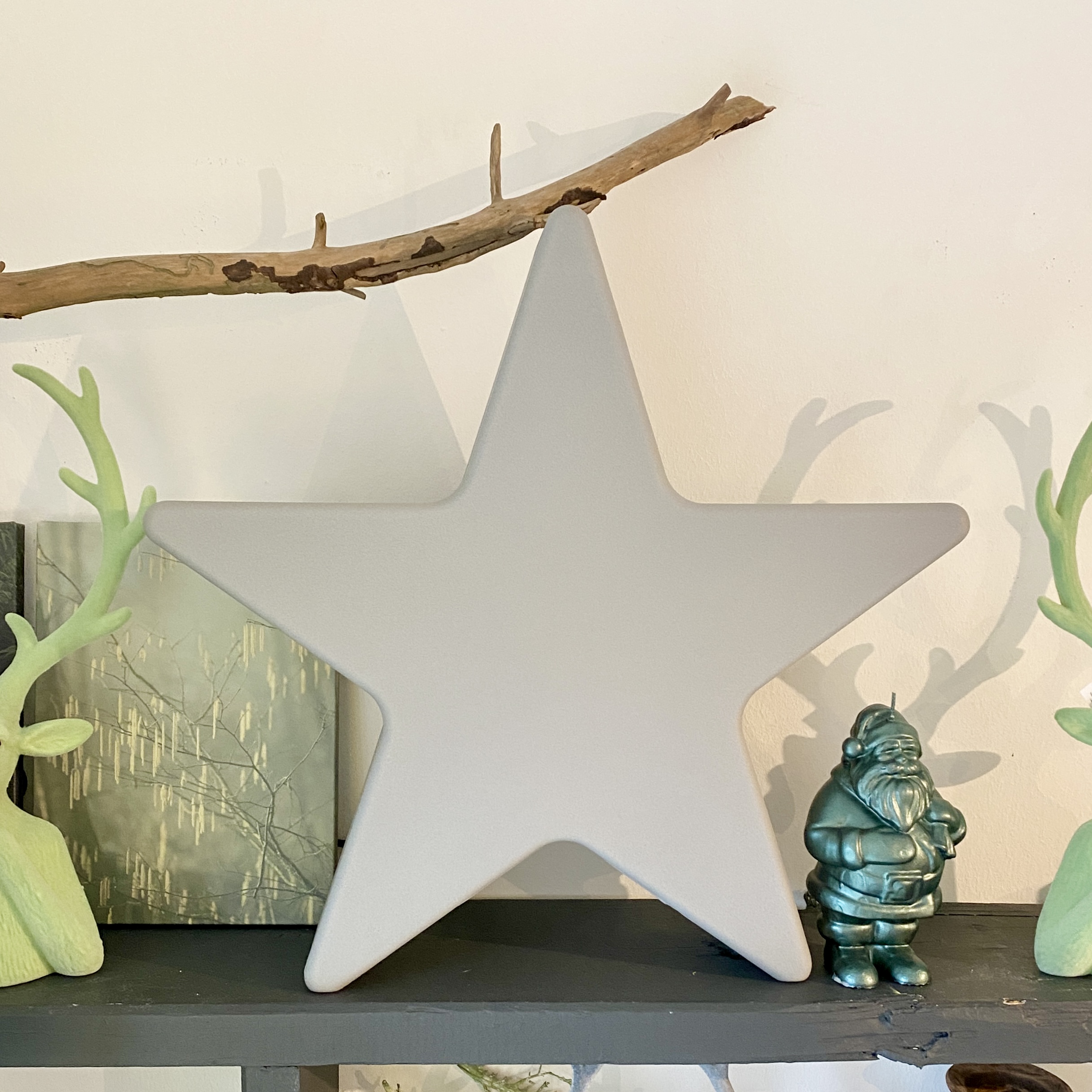 Dekoleuchte "Shinning Star" D60cm, grau