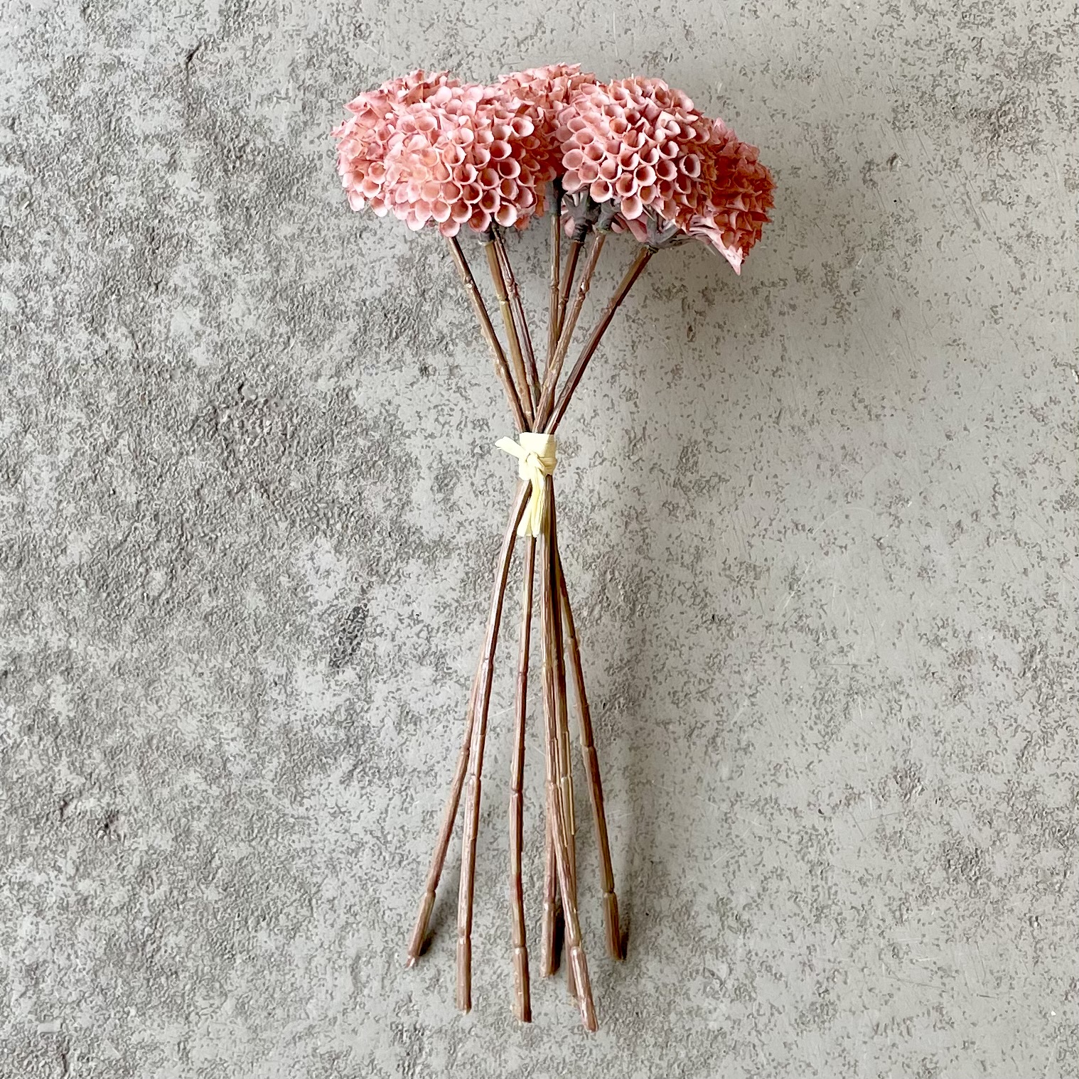 Dahlien-Bündel x7, L27cm, altrosa