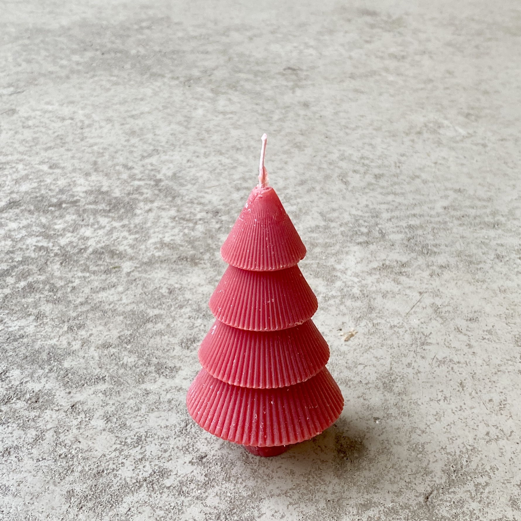 Deko-Kerze Bottle Tree H10cm, rot