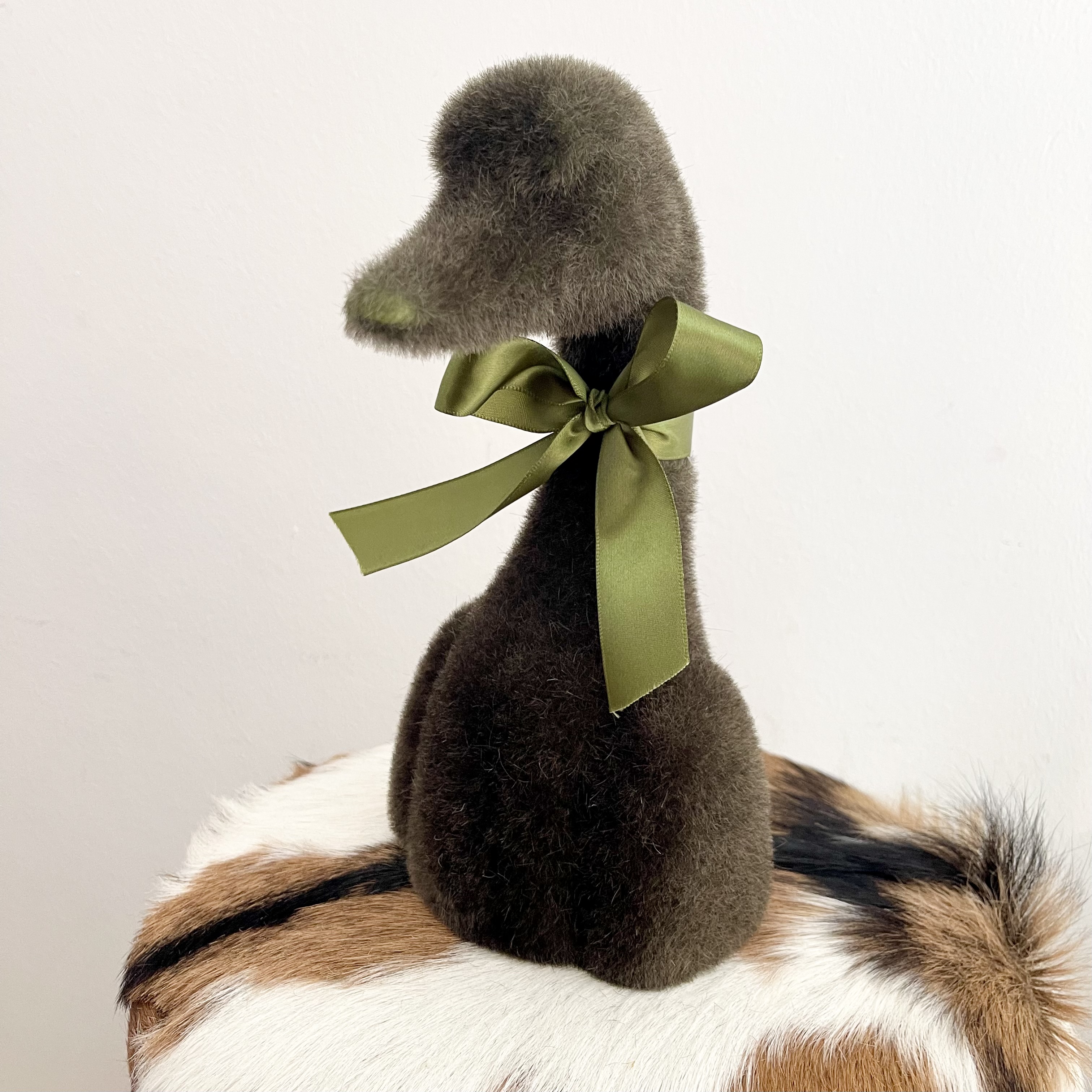 KST Gans "Tasko", H25cm, dkgrün