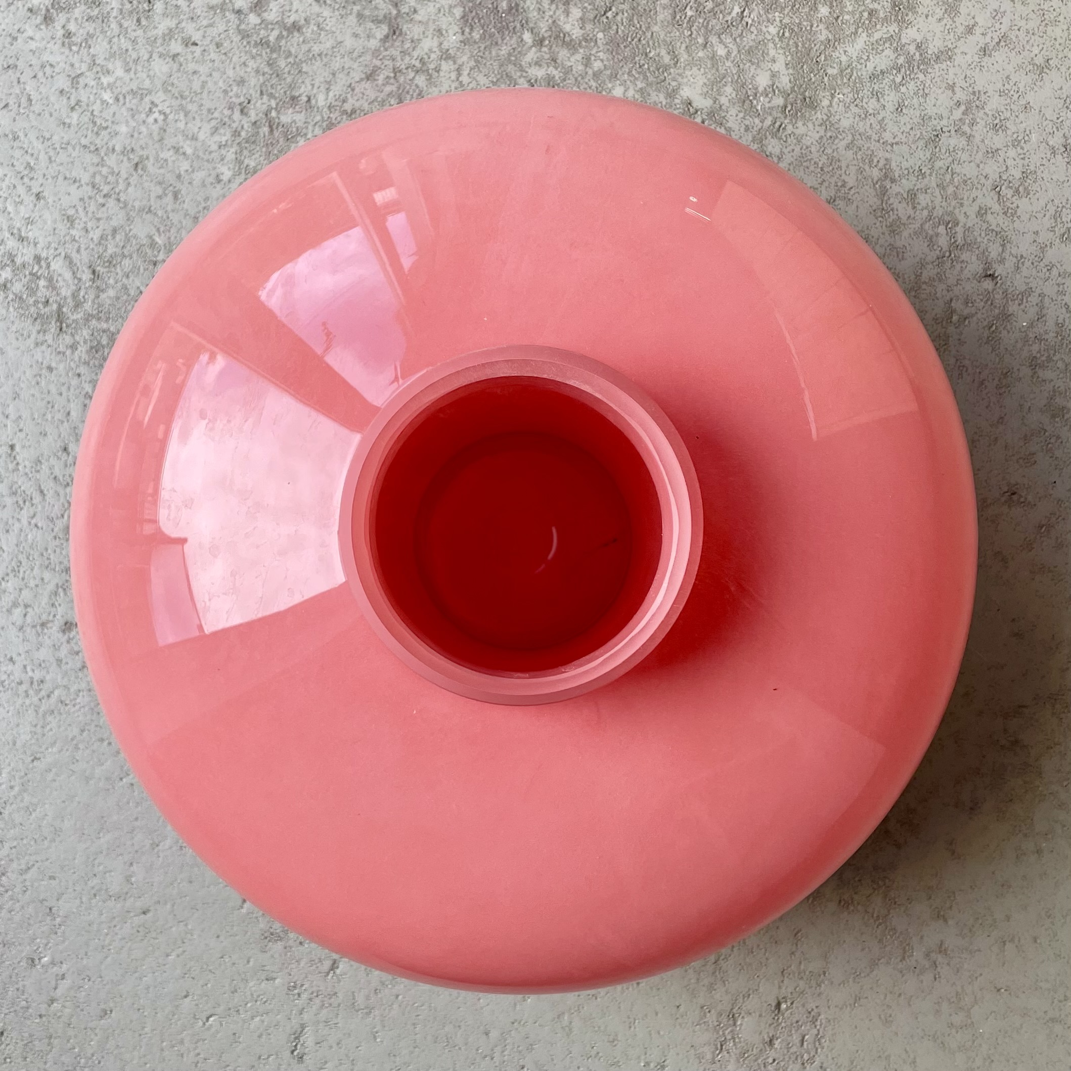 Glas-Vase "Midas" bauchig  D31cm, melone