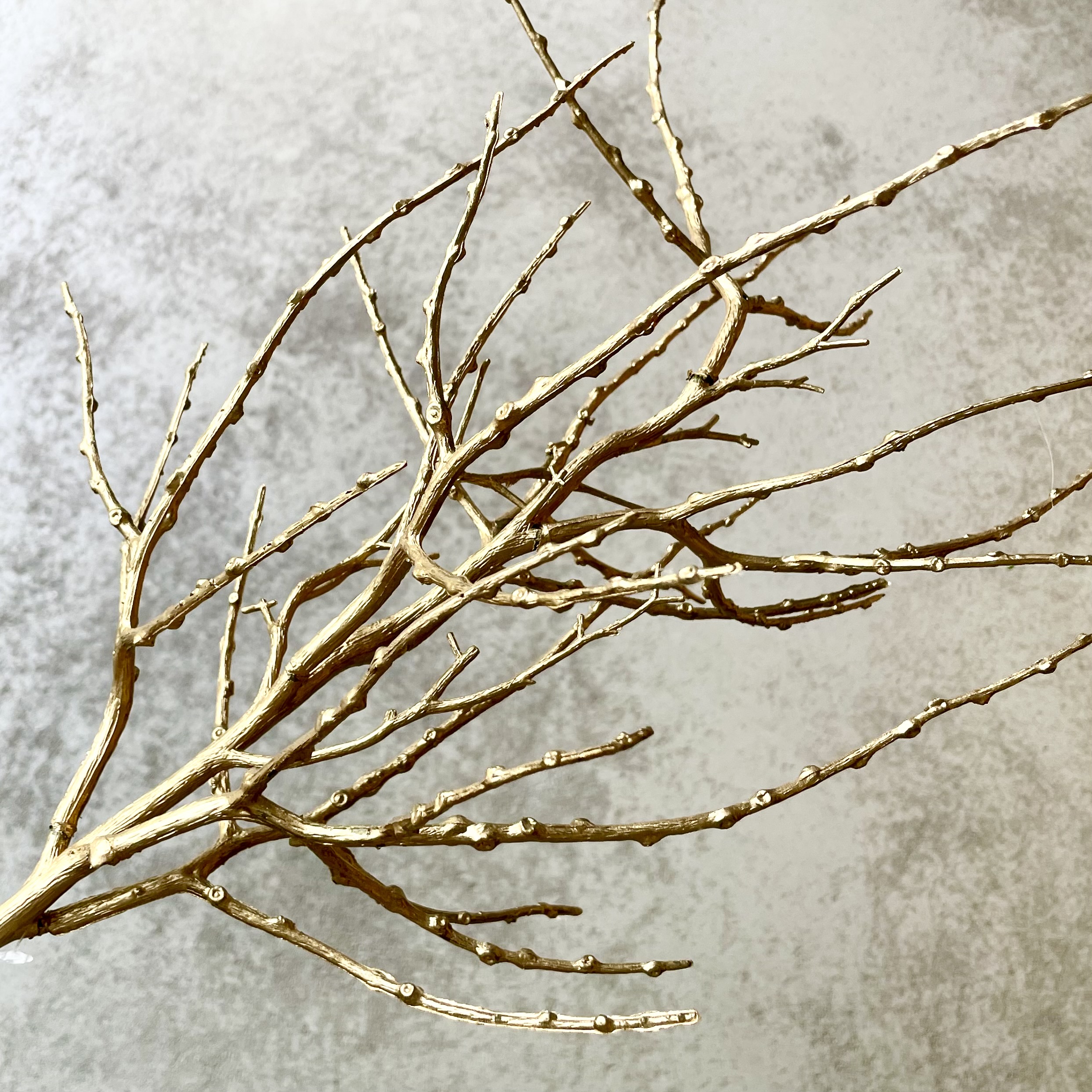 Tea-Tree-Zweig "Throns" L111cm, gold