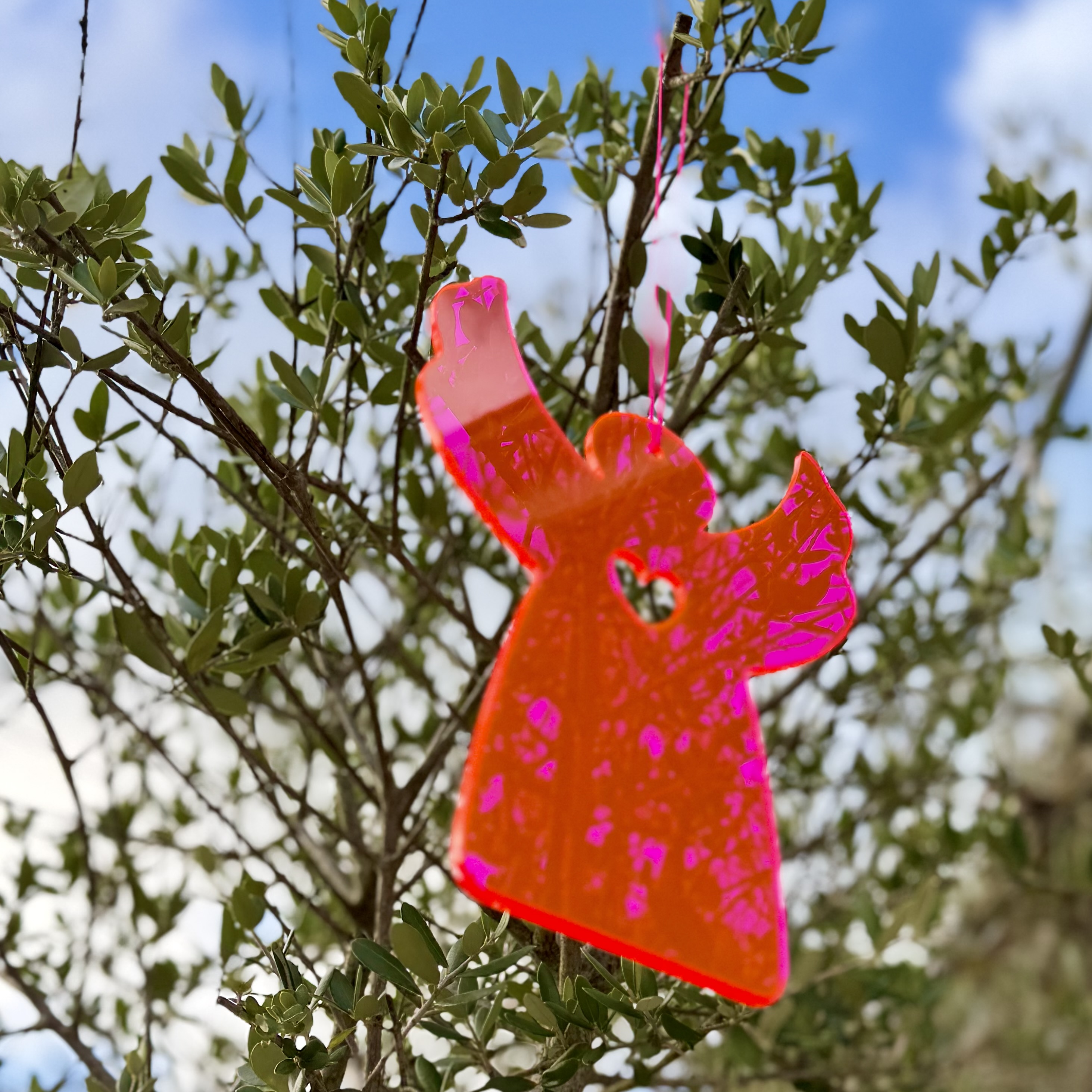 Hänger Engel 20cm, pink