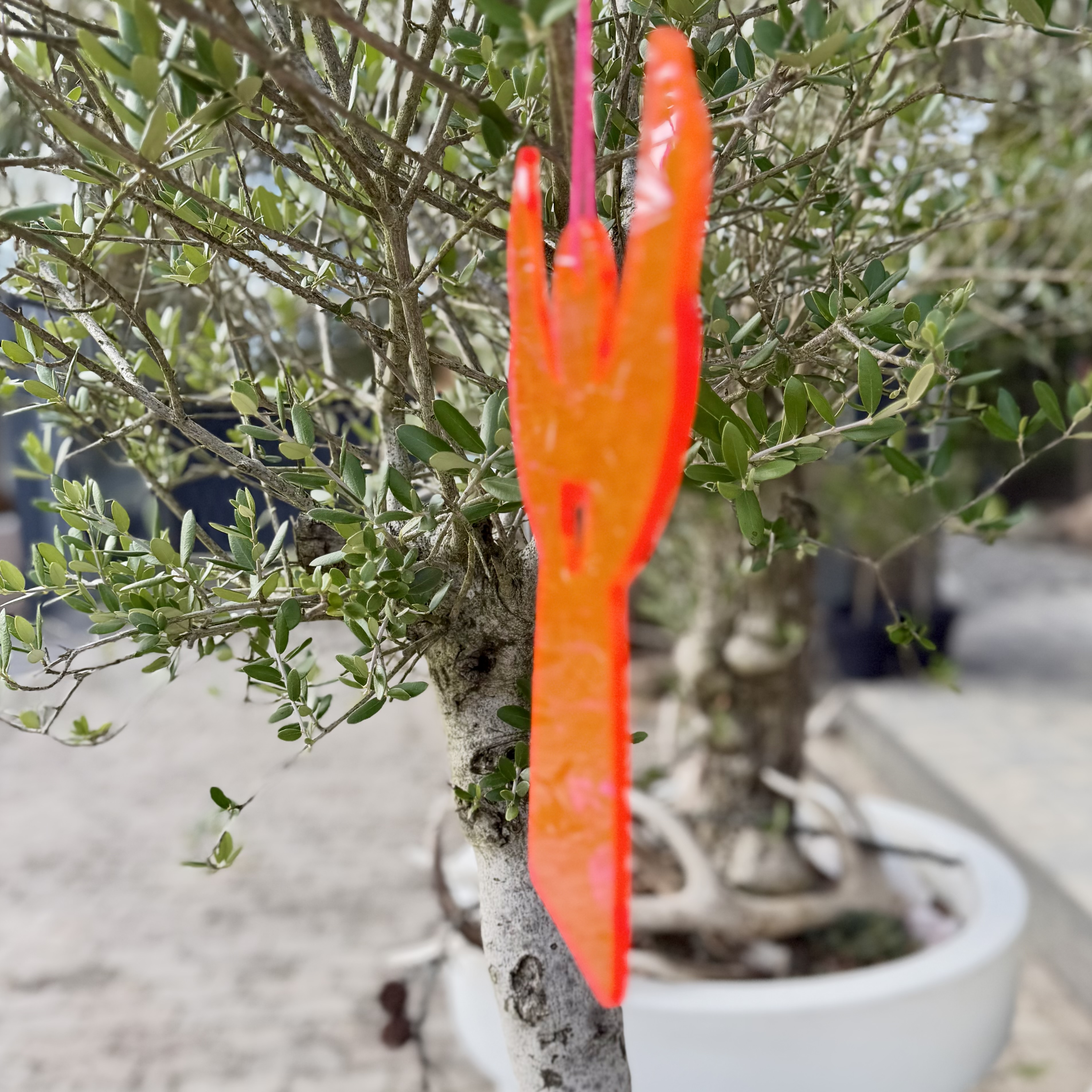 Hänger Engel 20cm, pink