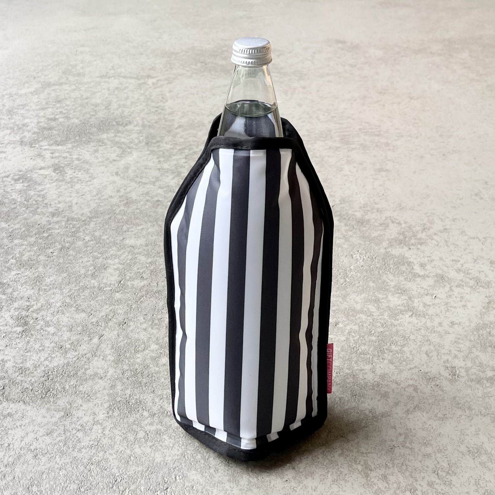 Froid - Kühlmanschette "Streifen" H23cm schwarz/weiß