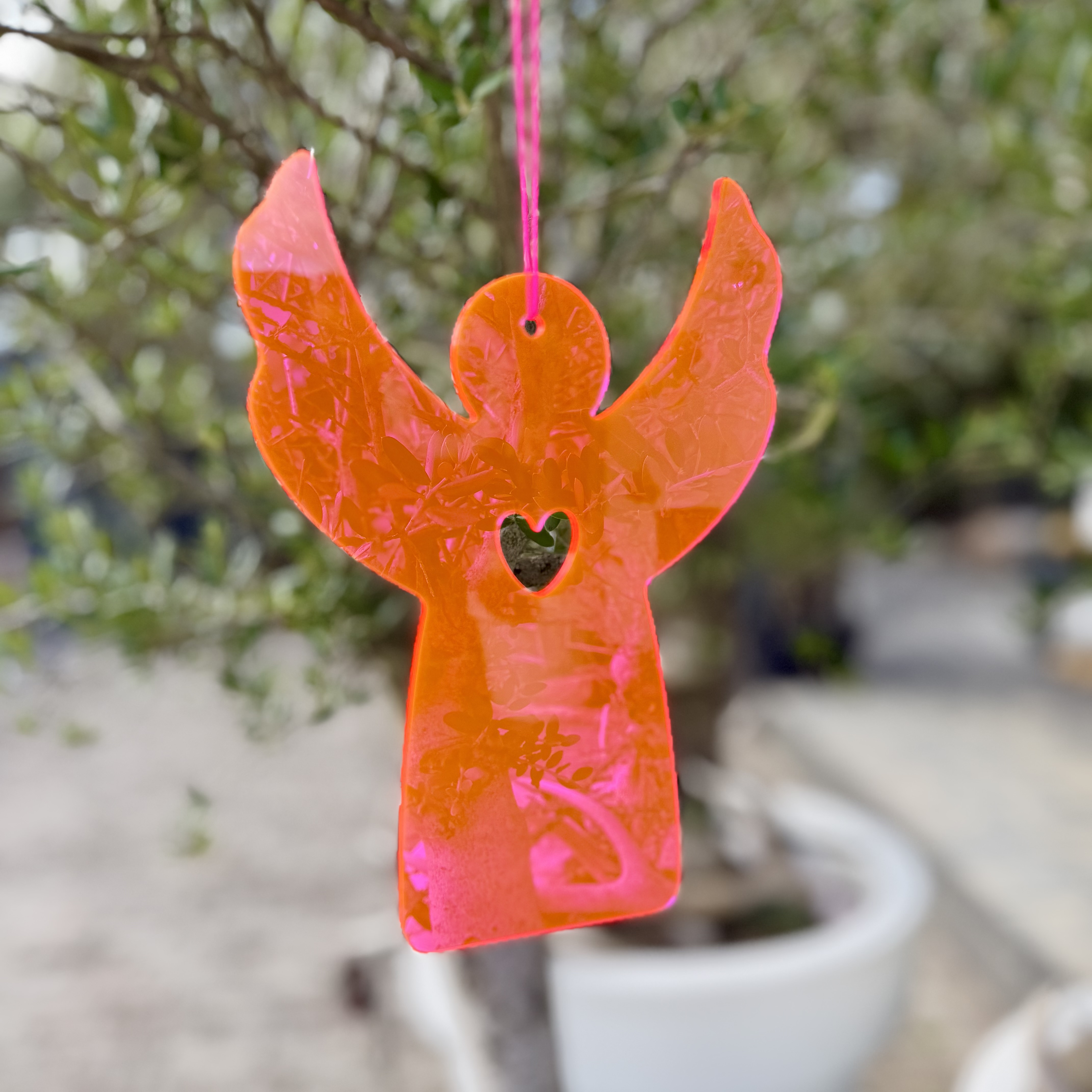 Hänger Engel 20cm, pink