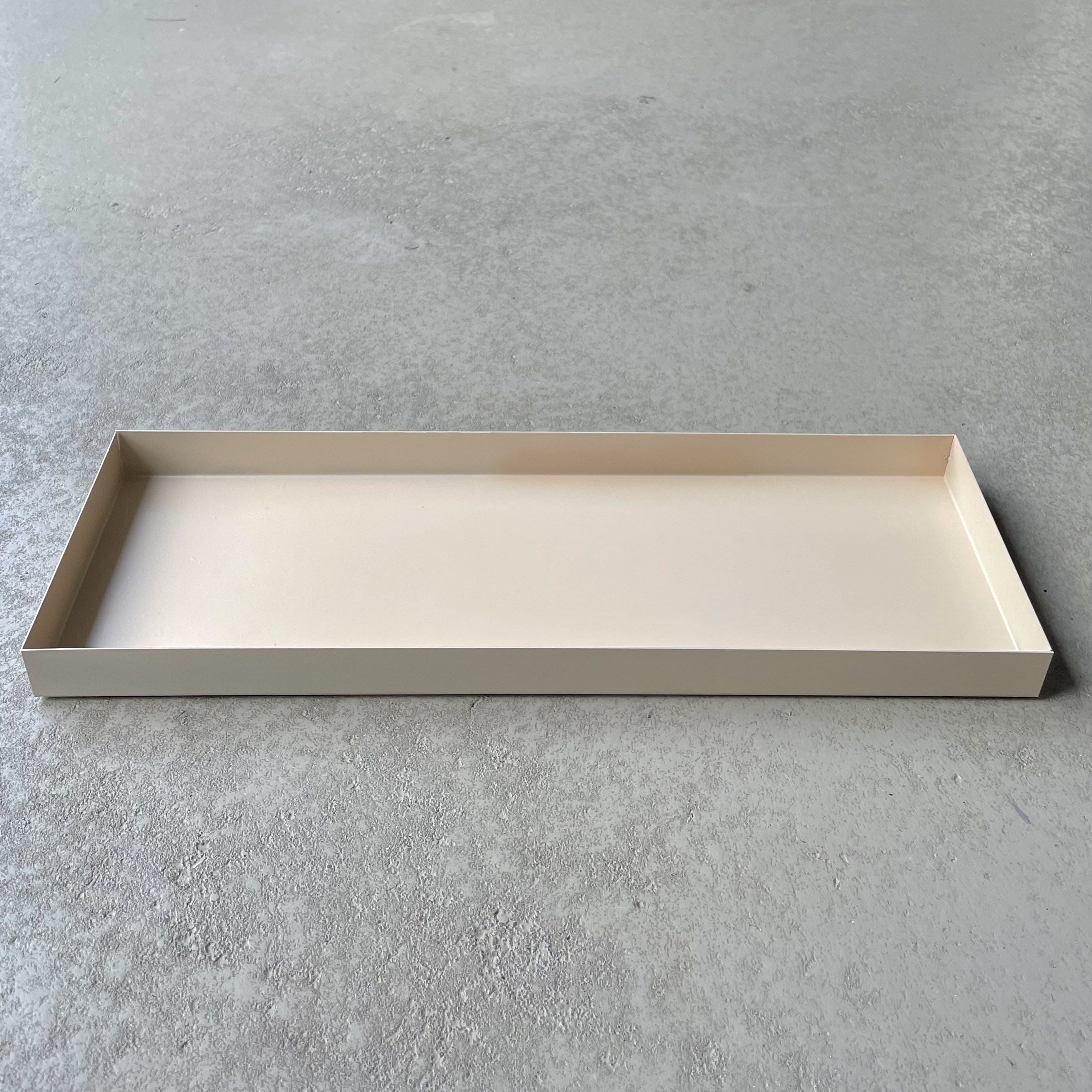 Metall-Tablett ClairBlanc, creme, L45