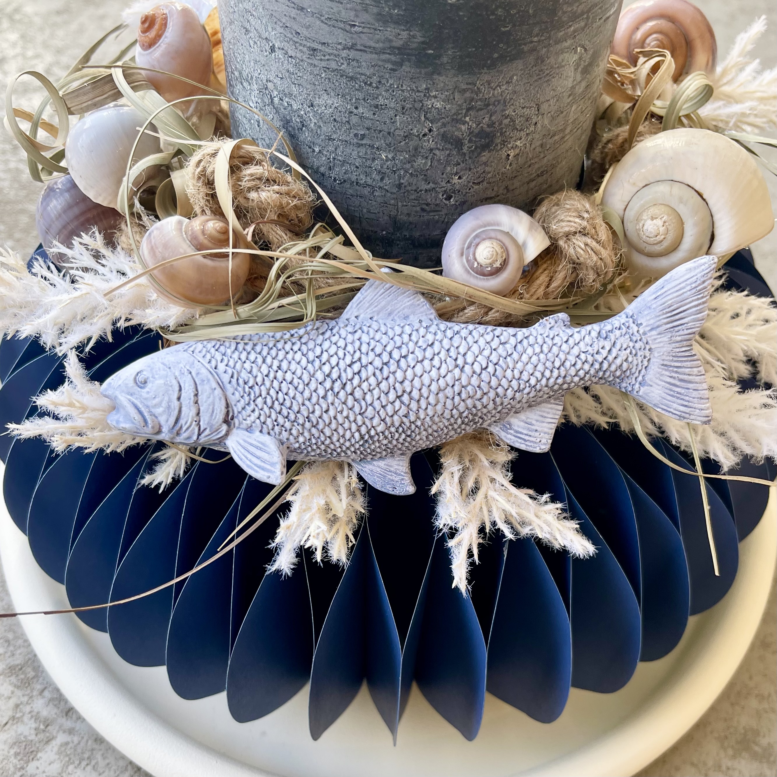 Poly Fisch "Zahra",L7cm, blau