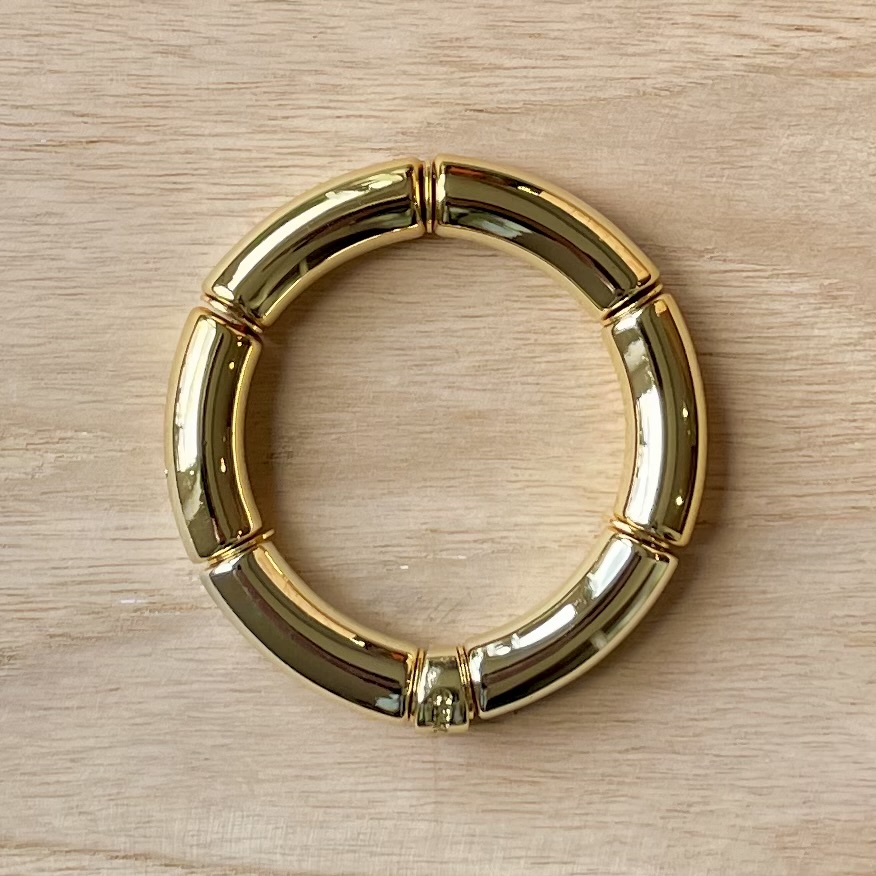 Happy Beads Armband gold