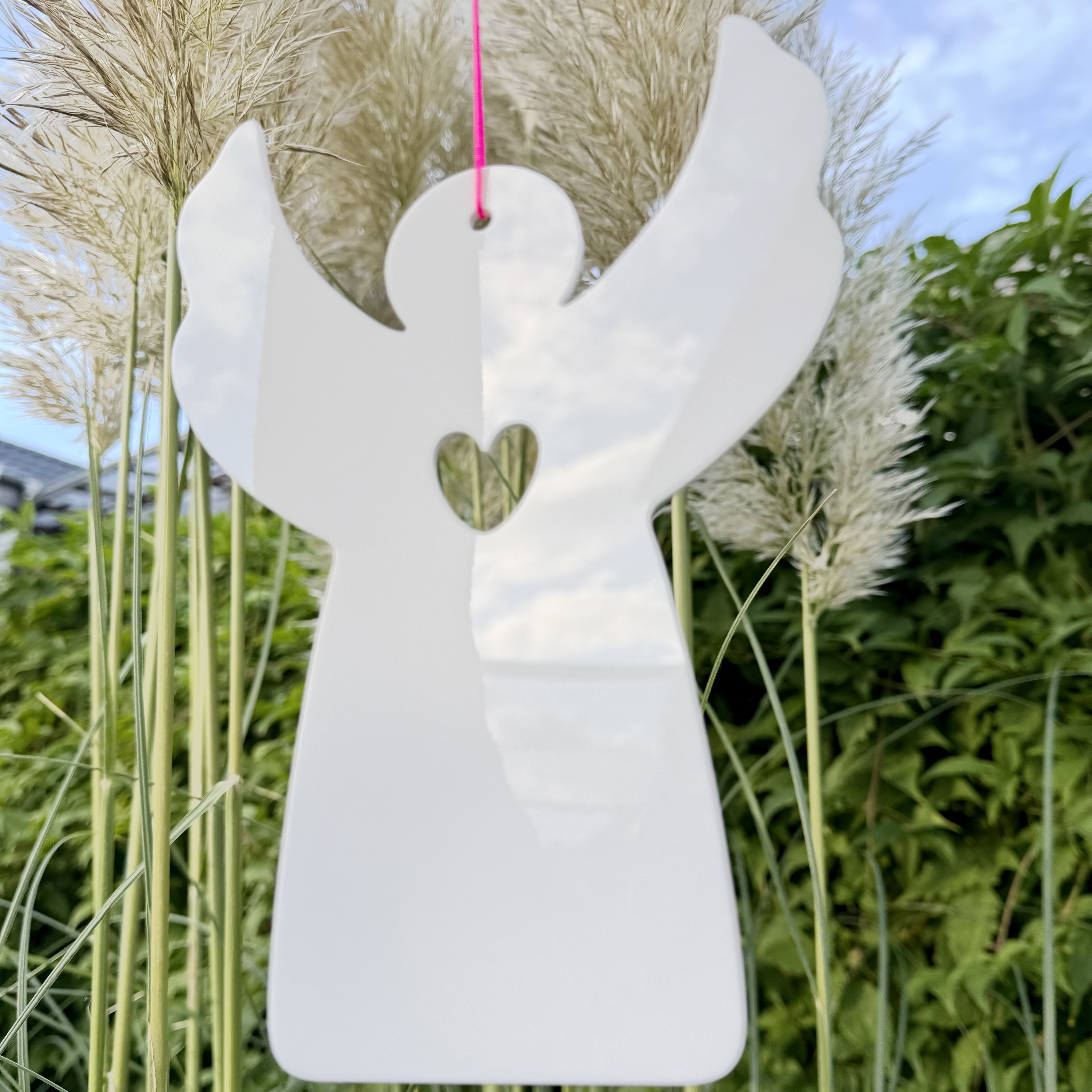 Hänger Engel 20cm, weiß