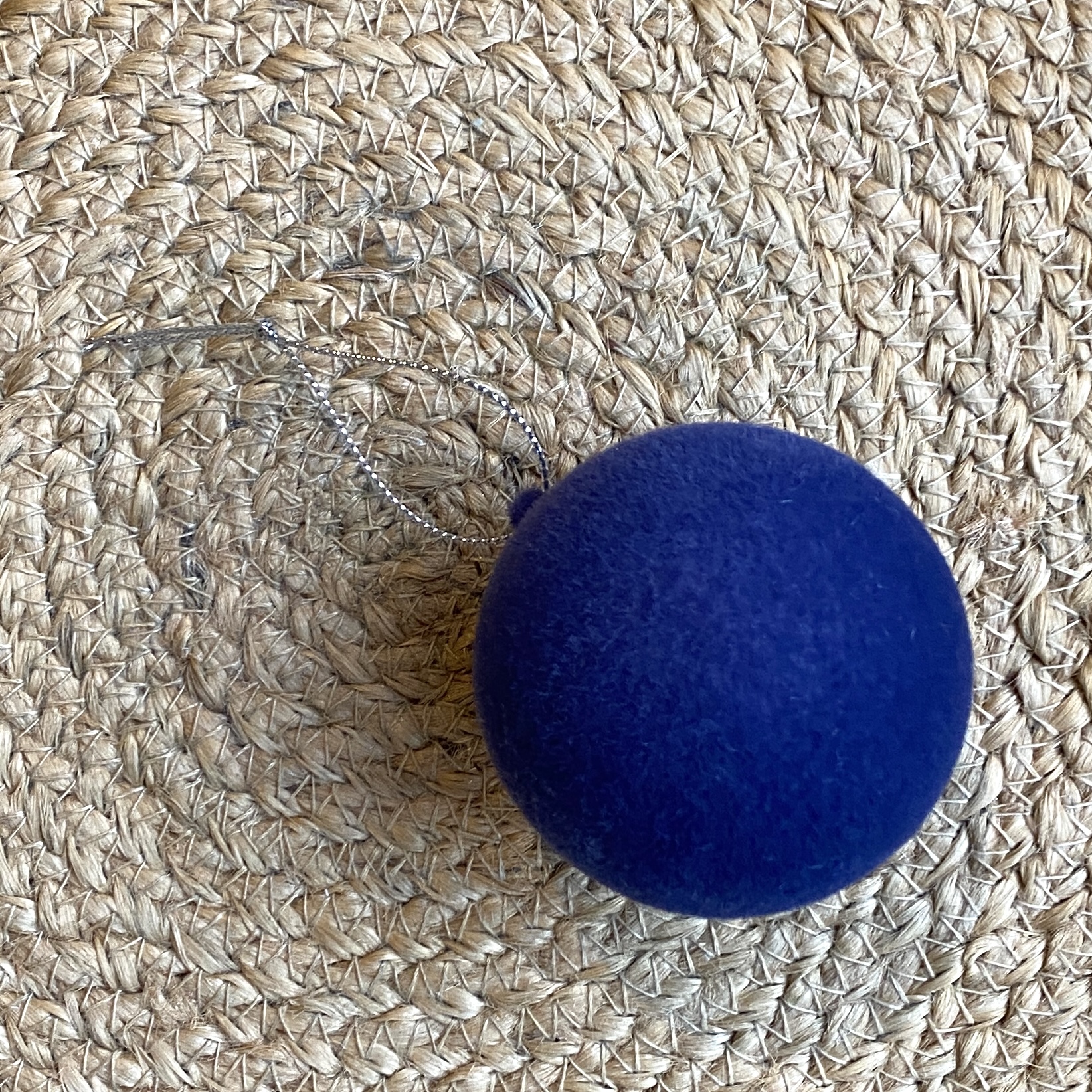 Kst.Kugel "Tasko" blau 6cm