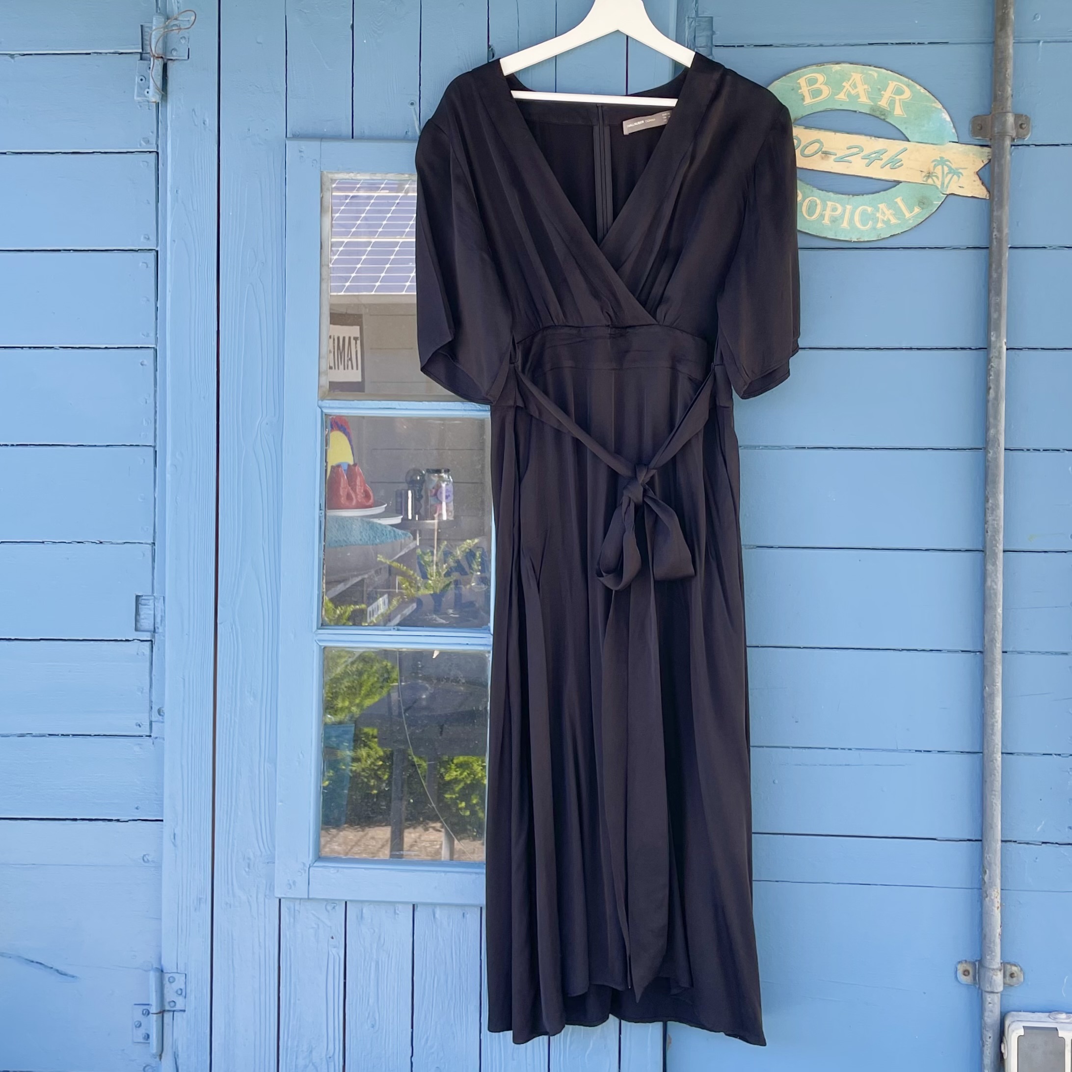 Imke's Vintage-Kollektion "Kleid von Hallhuber Donna" Gr. 42, schwarz