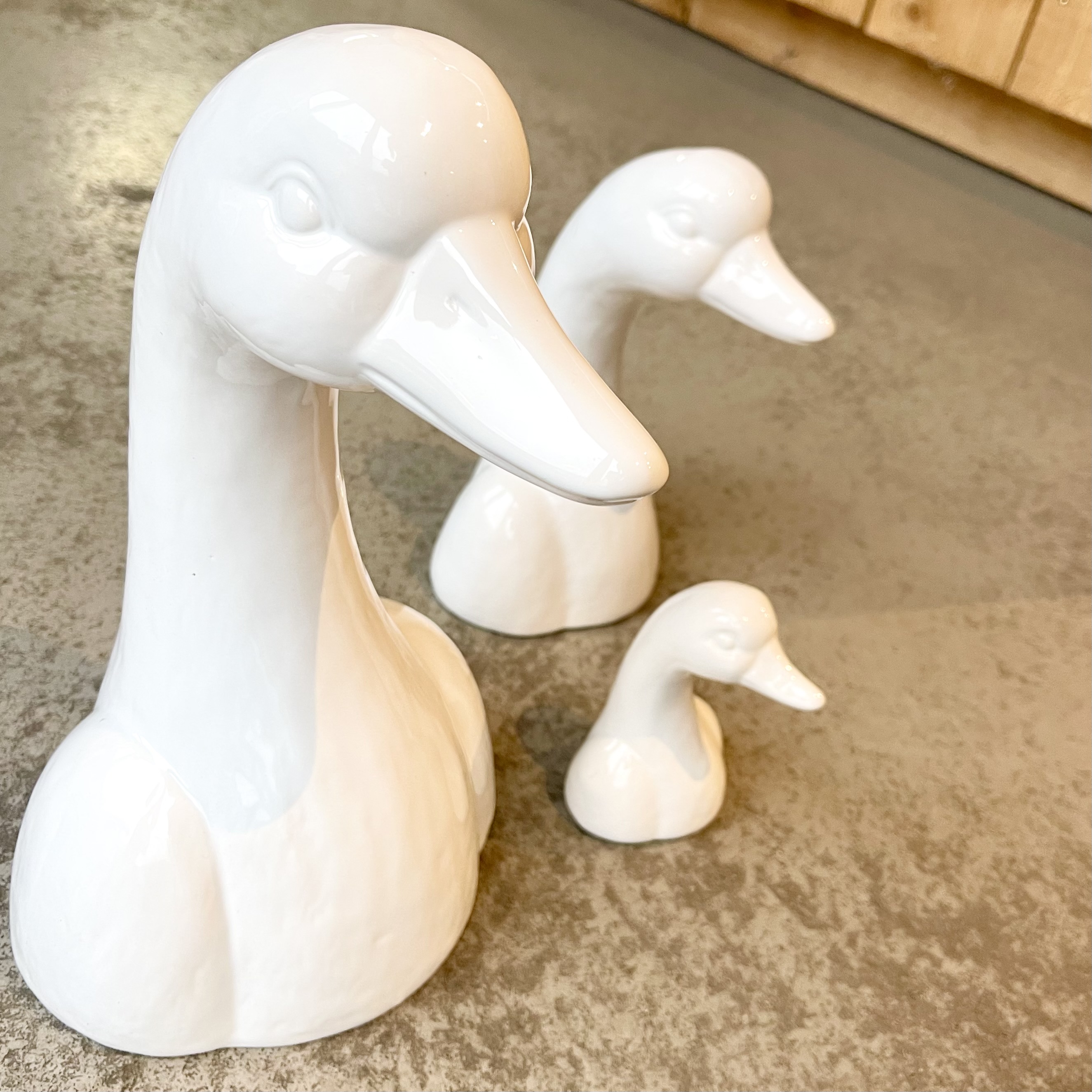 Ker. Gans "Fina" H33cm, weiß