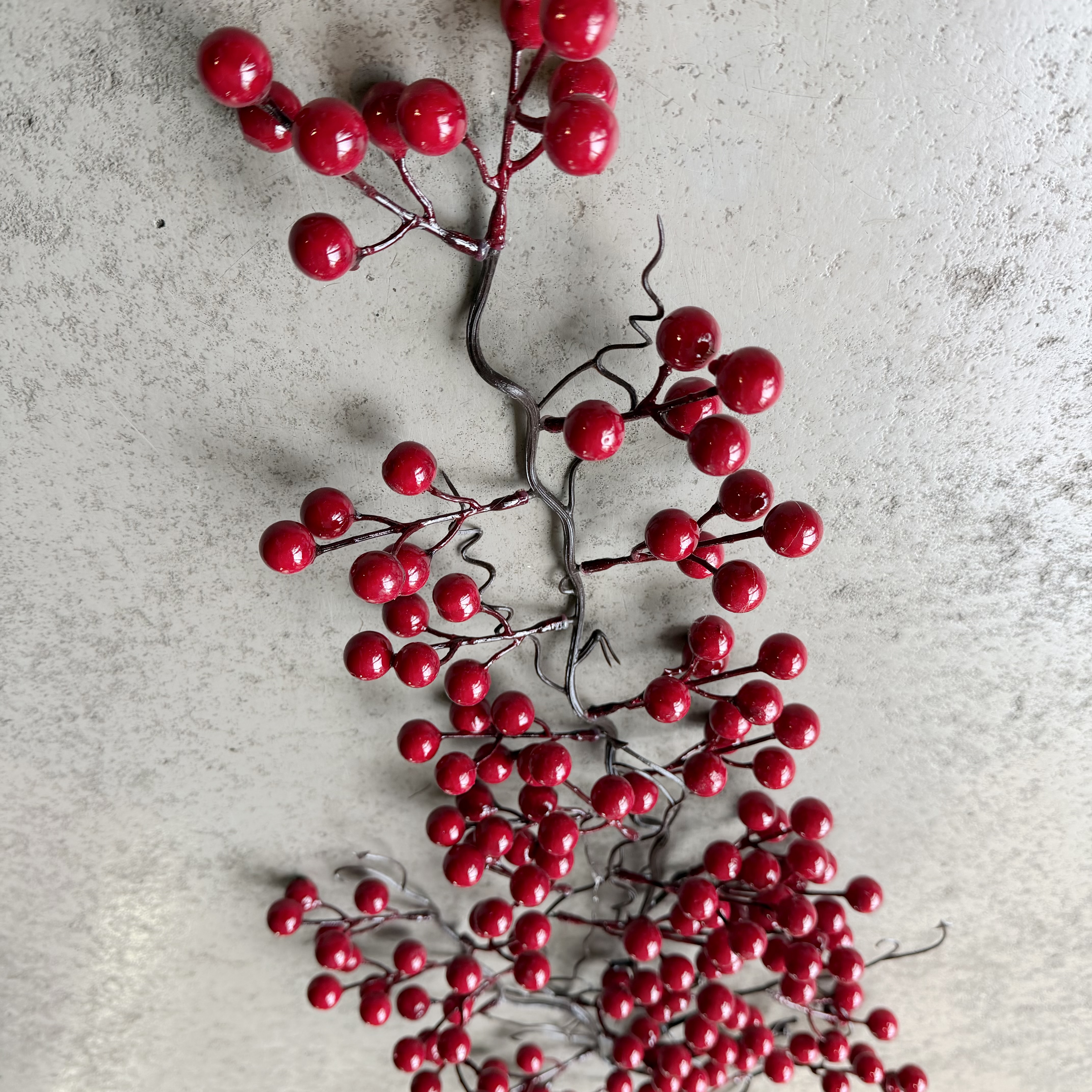 Beerenzweig"Birta",L85cm,rot