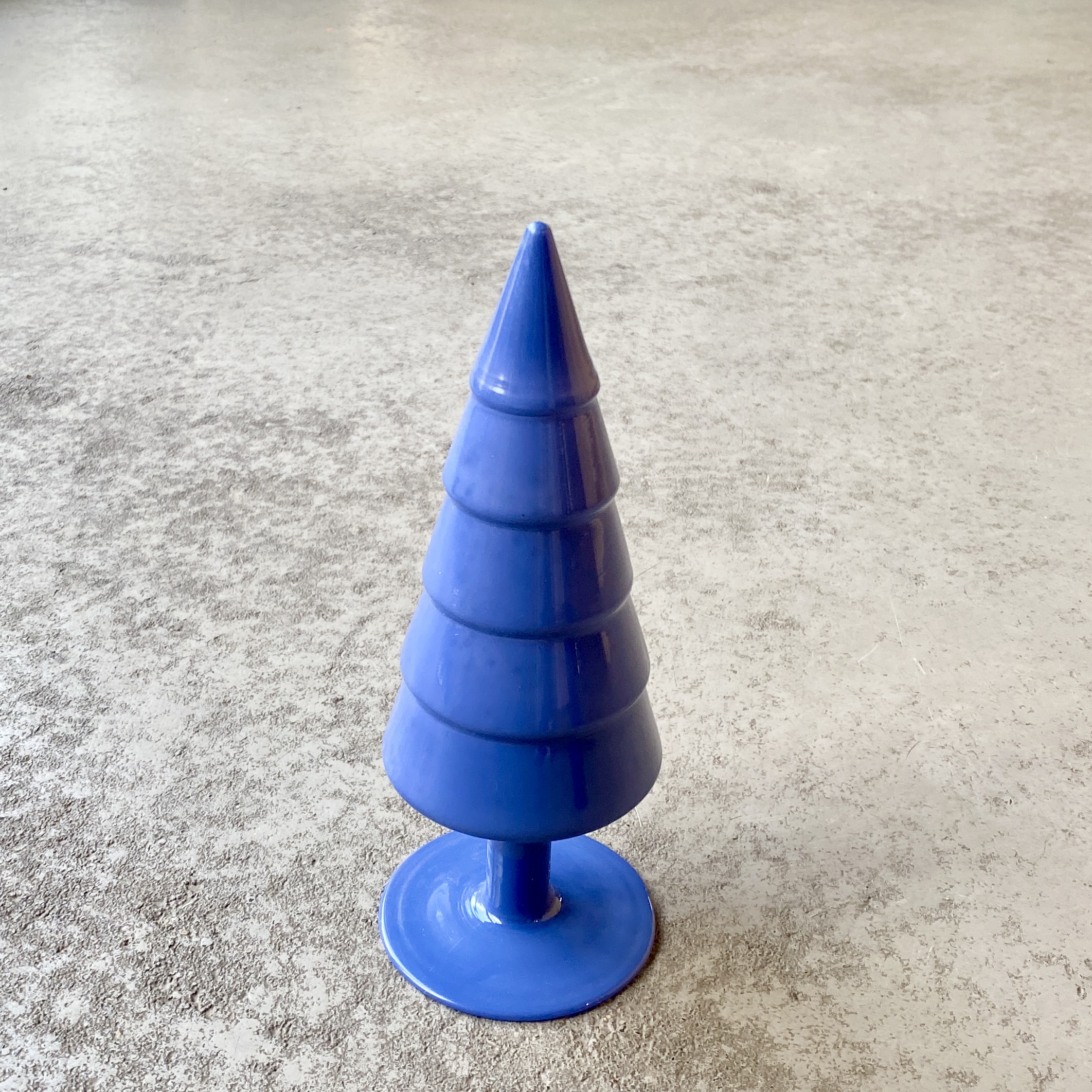 Glas-Tanne ''Arian'' a.F., D8H21cm, blau