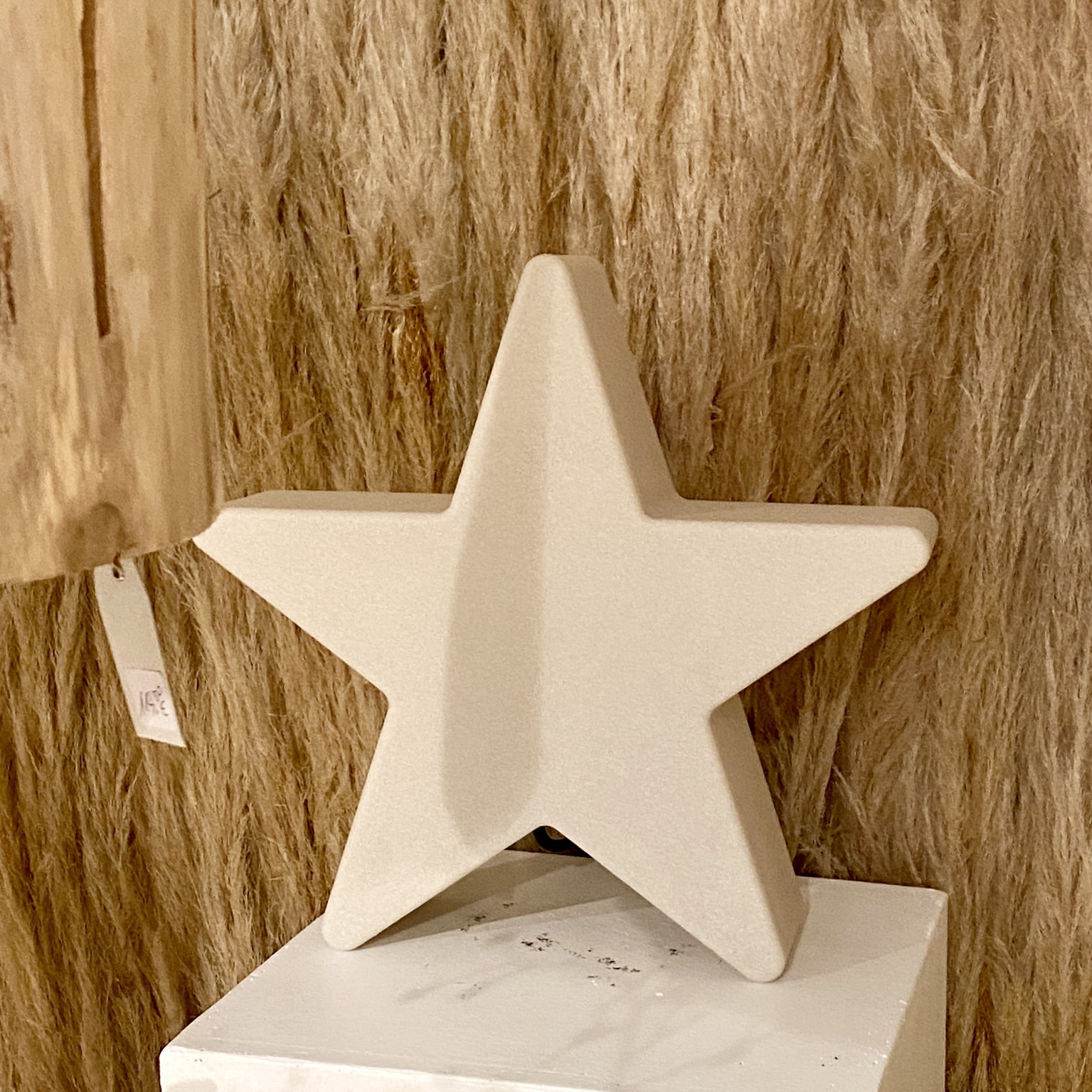 Dekoleuchte "Shinning Star" D40cm, sand