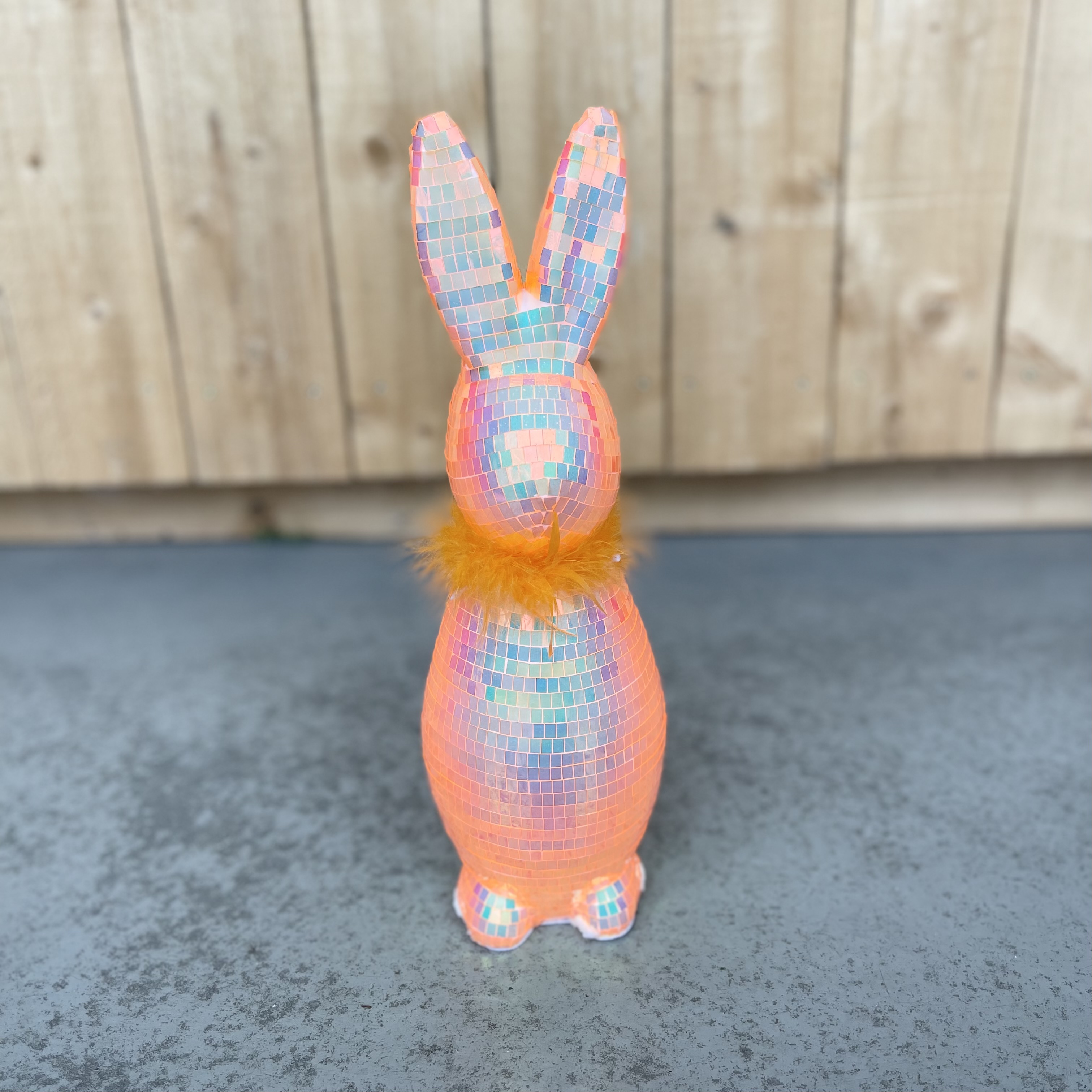Kst.Hase"Flash",D12H37cm,orange