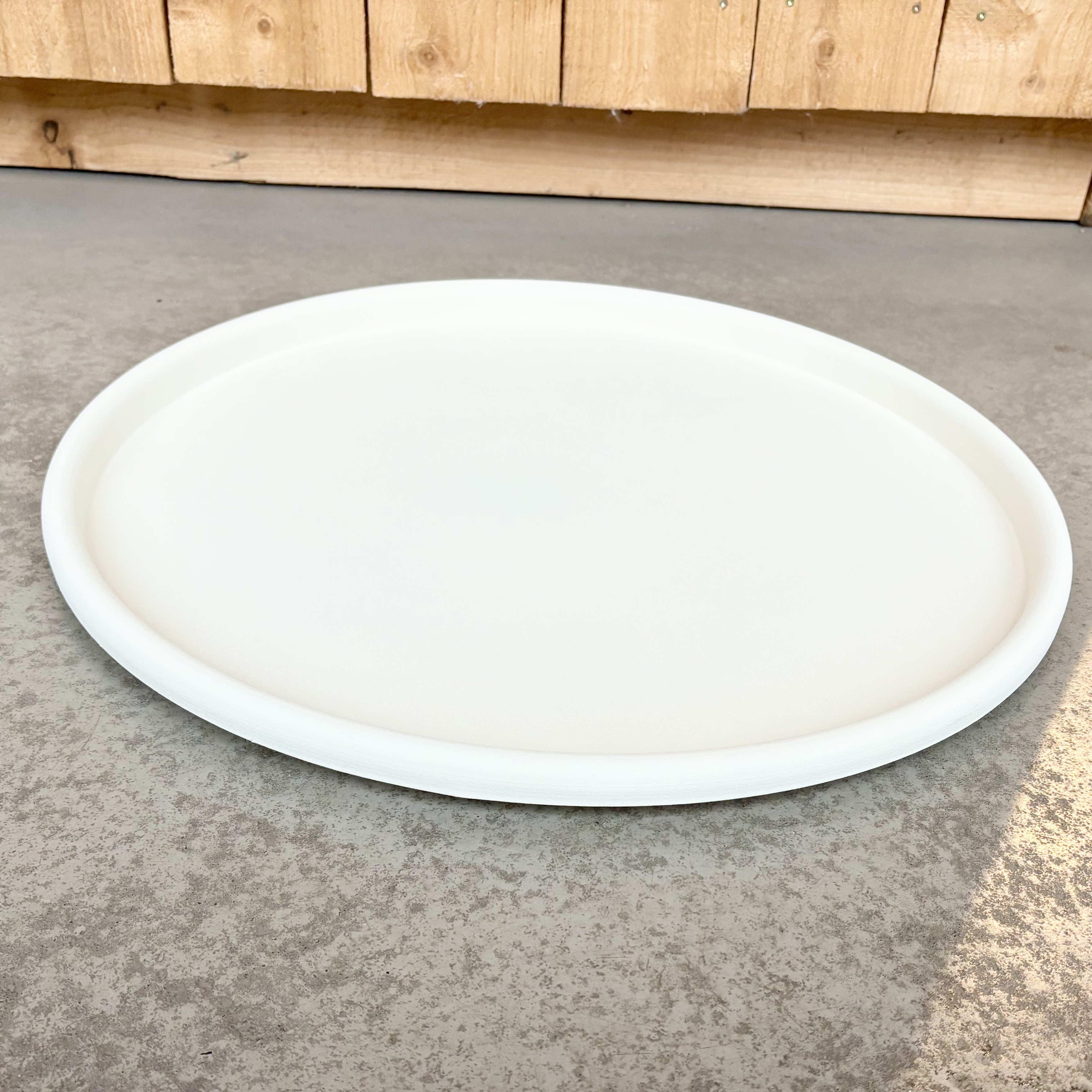 Met.Tablett"Zenon"D49H2,5cm, weiß