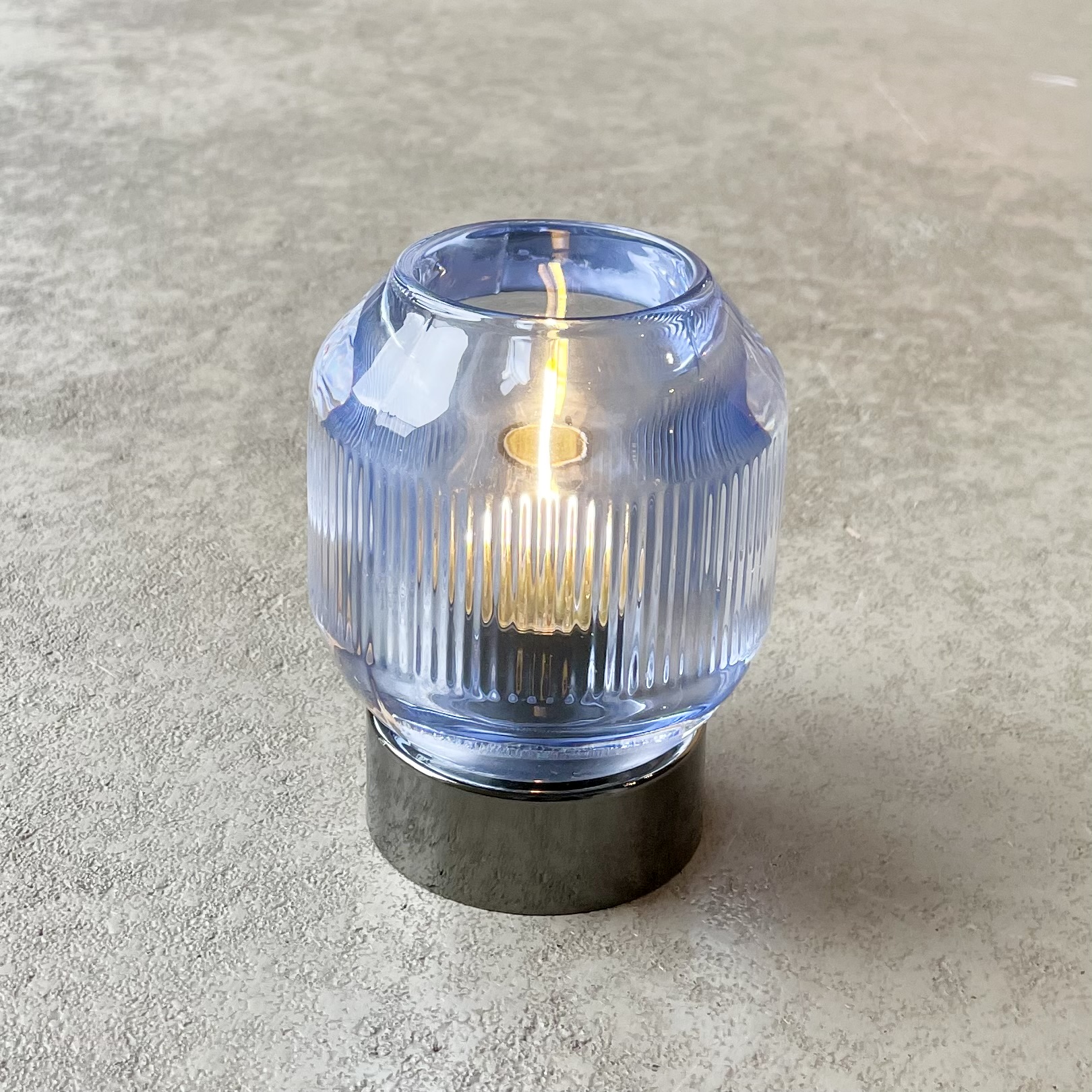 LED-Lampe "Pamina" D9cm, H11cm, blau