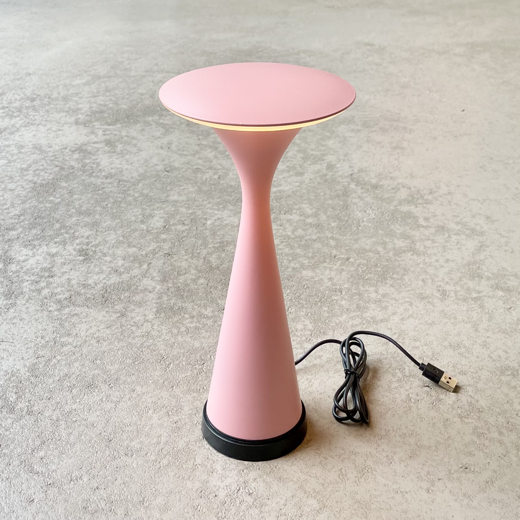 LED-Tisch-Leuchte "HELLO SPACE" pink H27cm