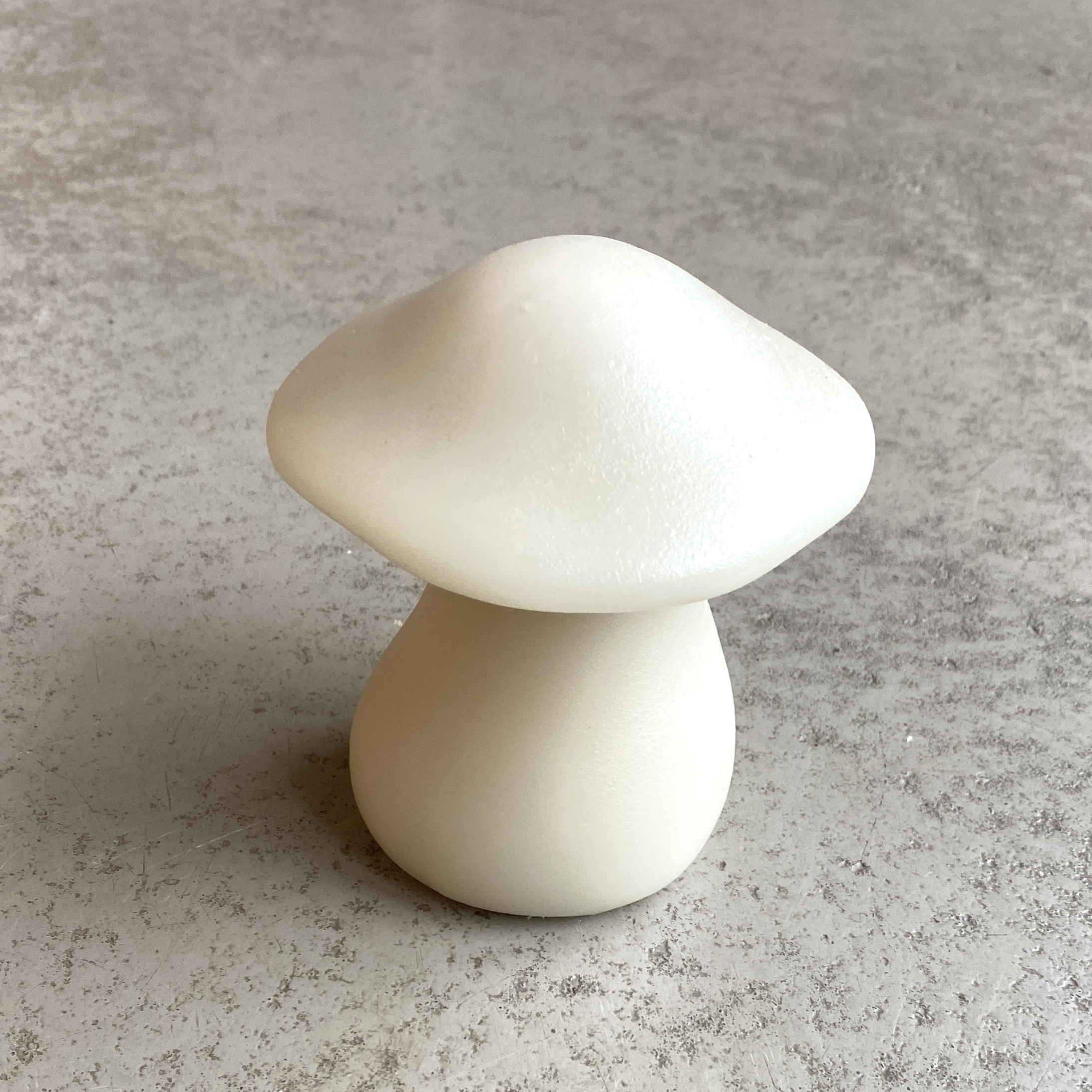 LED Kerze Mushroom "S" greige