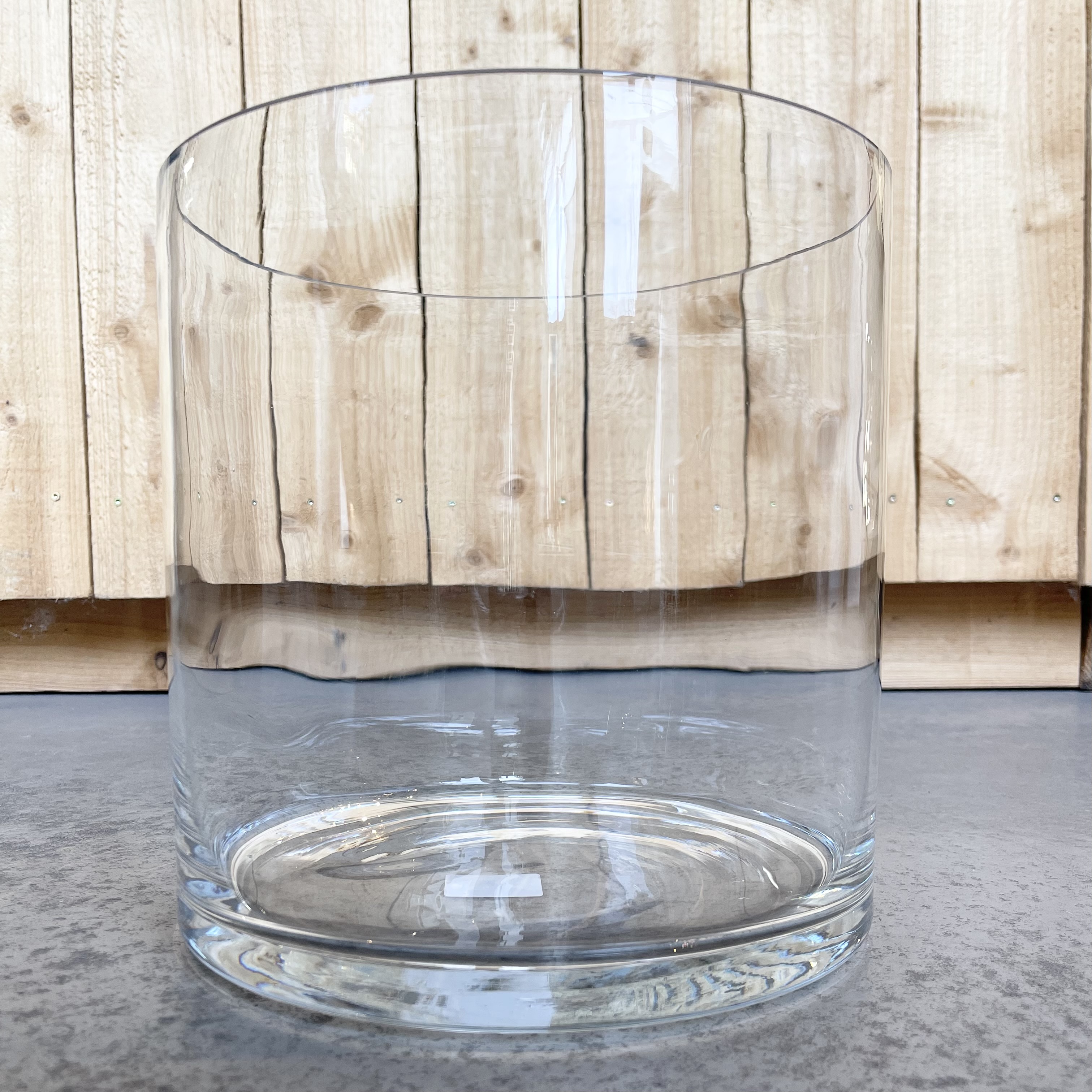 Glas Zylinder Schale "Premium" H25 D25 cm, klar