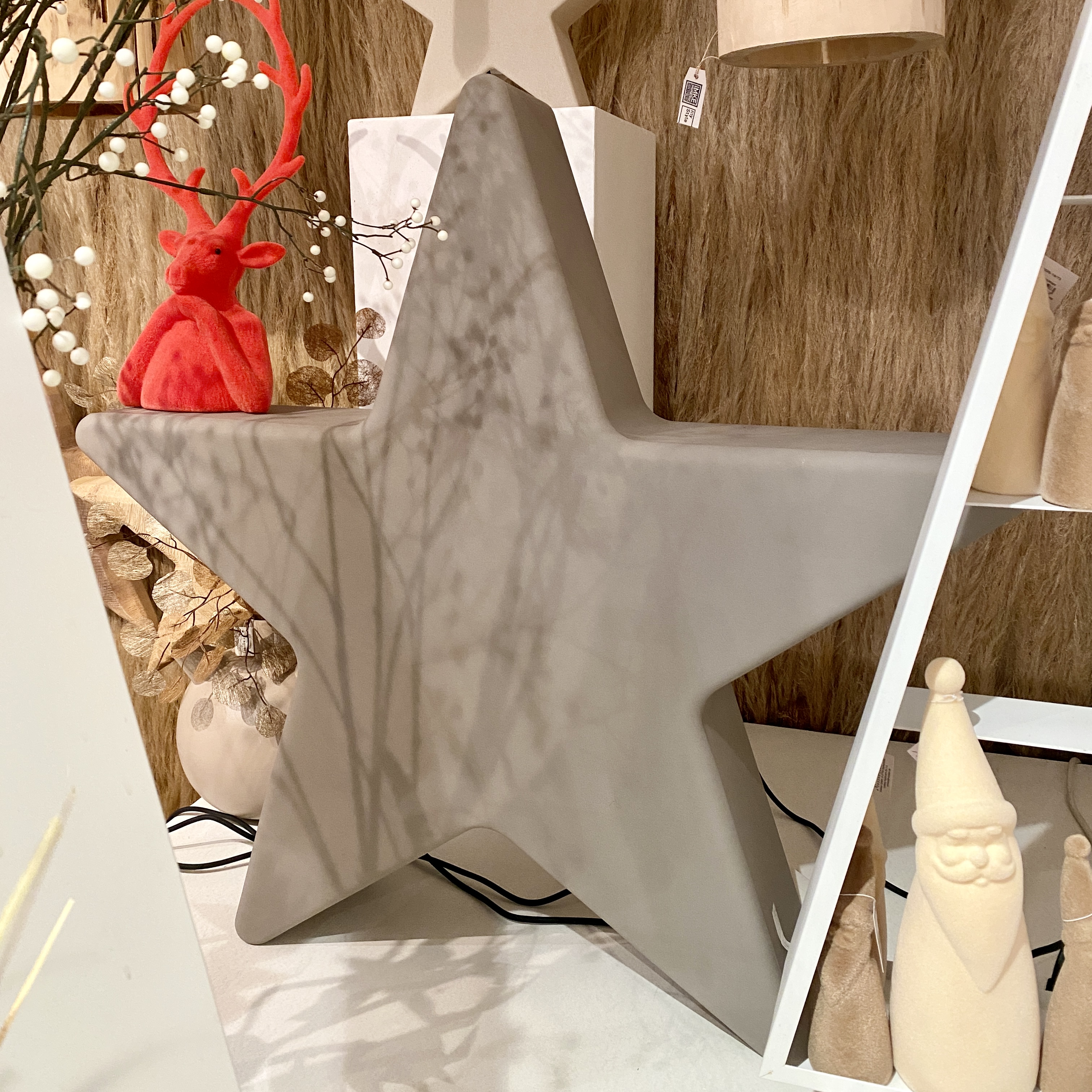 Dekoleuchte "Shinning Star" D80cm, taupe