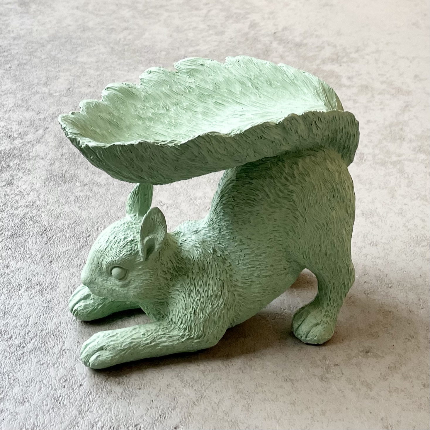 Poly-Eichhörnchen "Baveno" H17, L20cm, salbei
