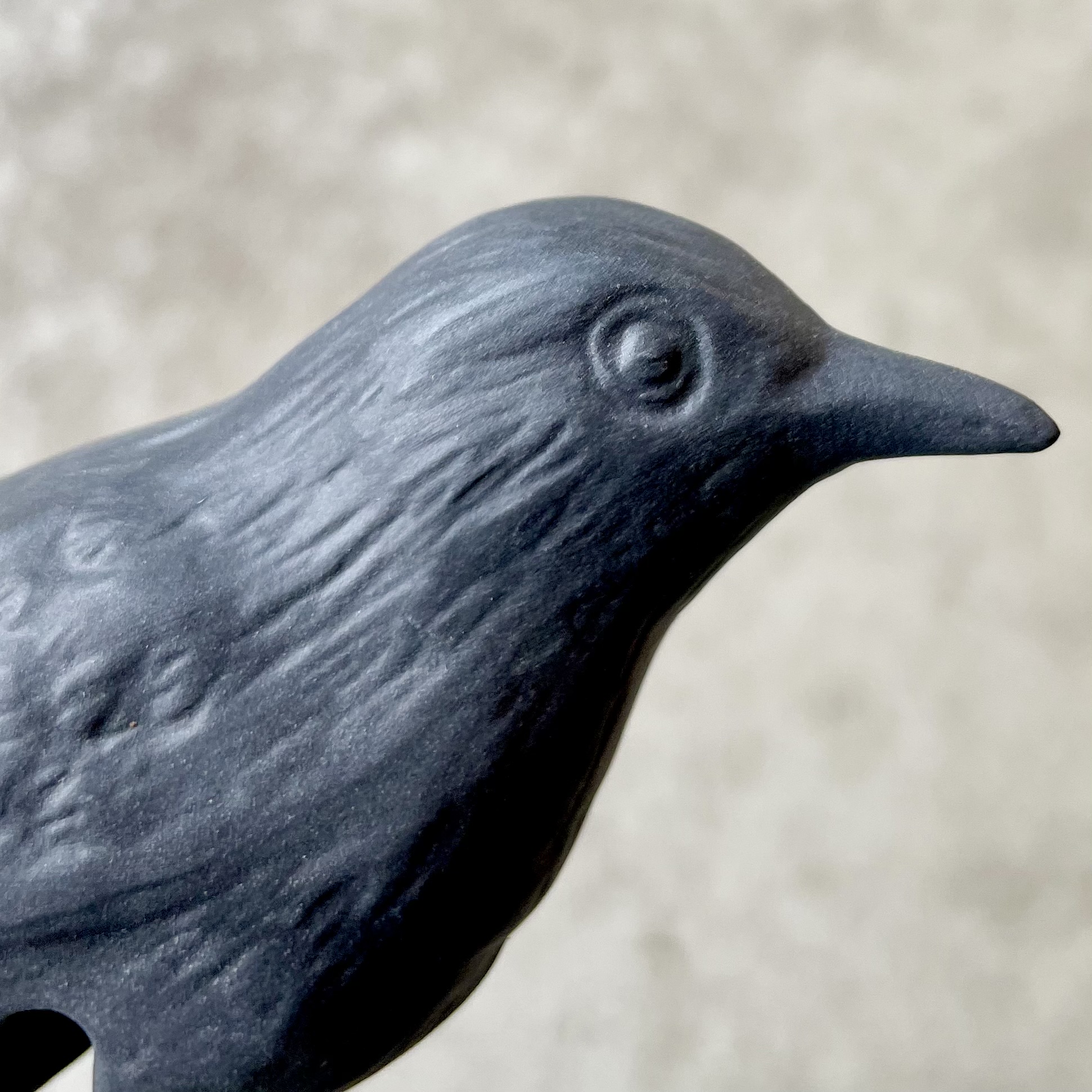 AMSEL Vogel Deko-Objekt H10cm, schwarz
