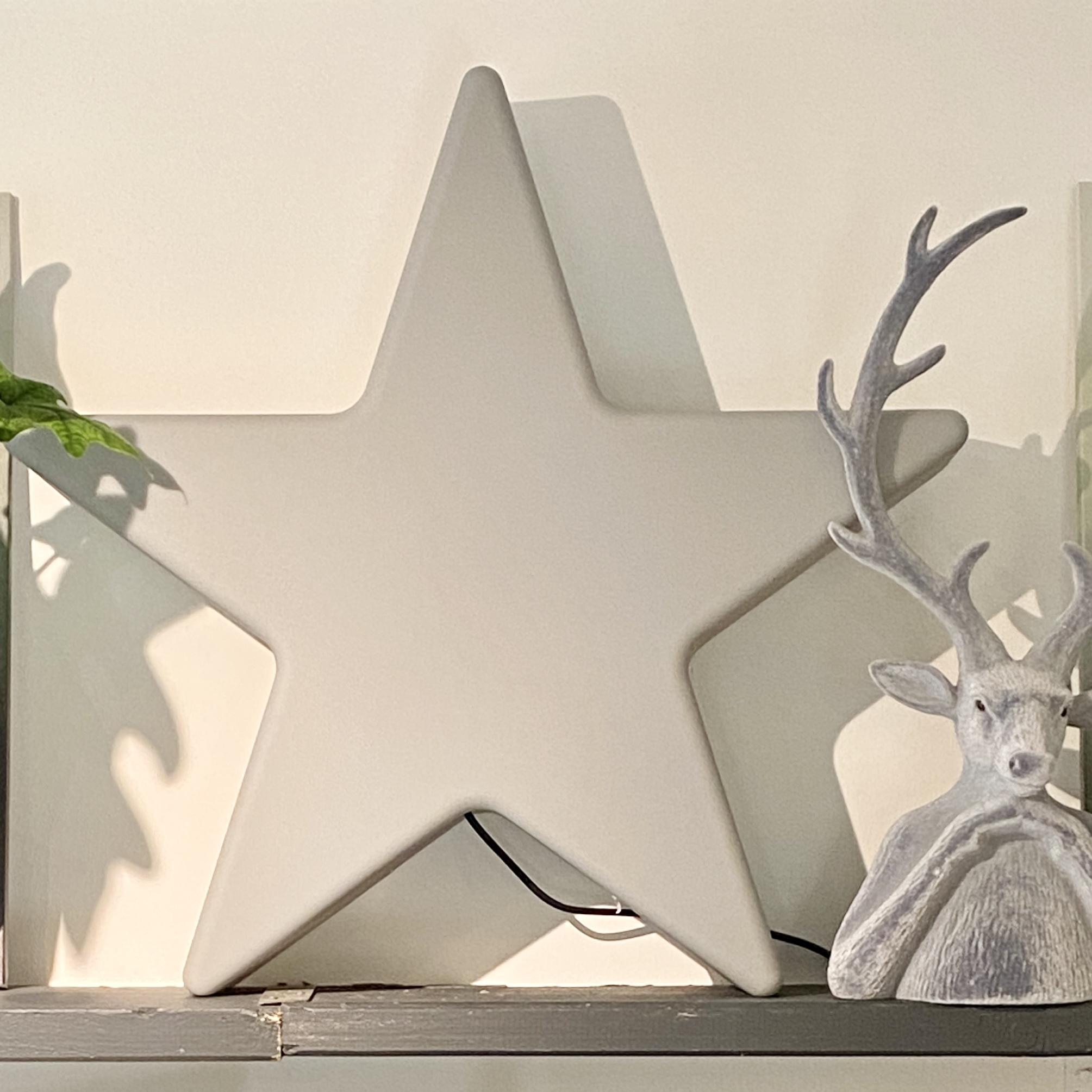 Dekoleuchte "Shinning Star" D80cm, grau