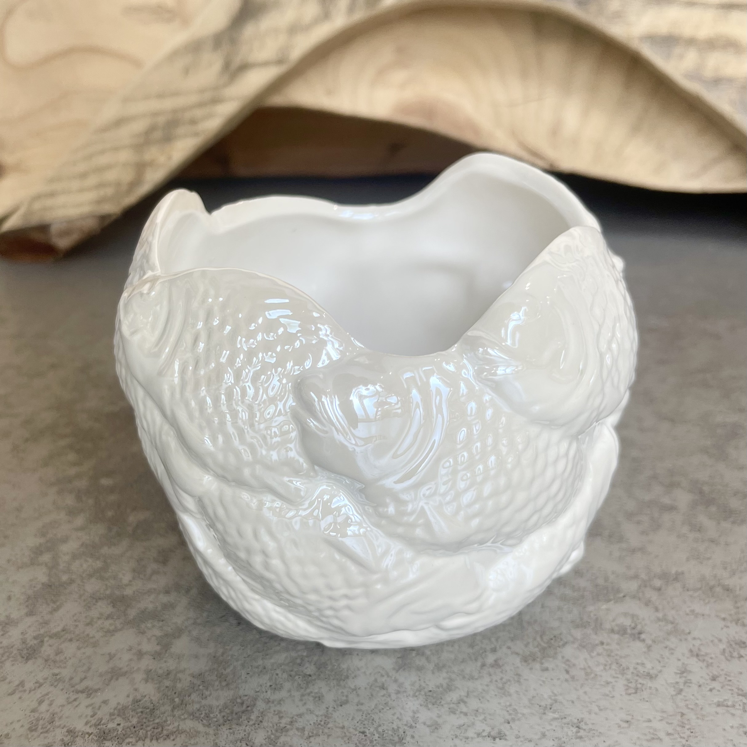 Ker.Kb."Mirinda",D13H11cm, creme