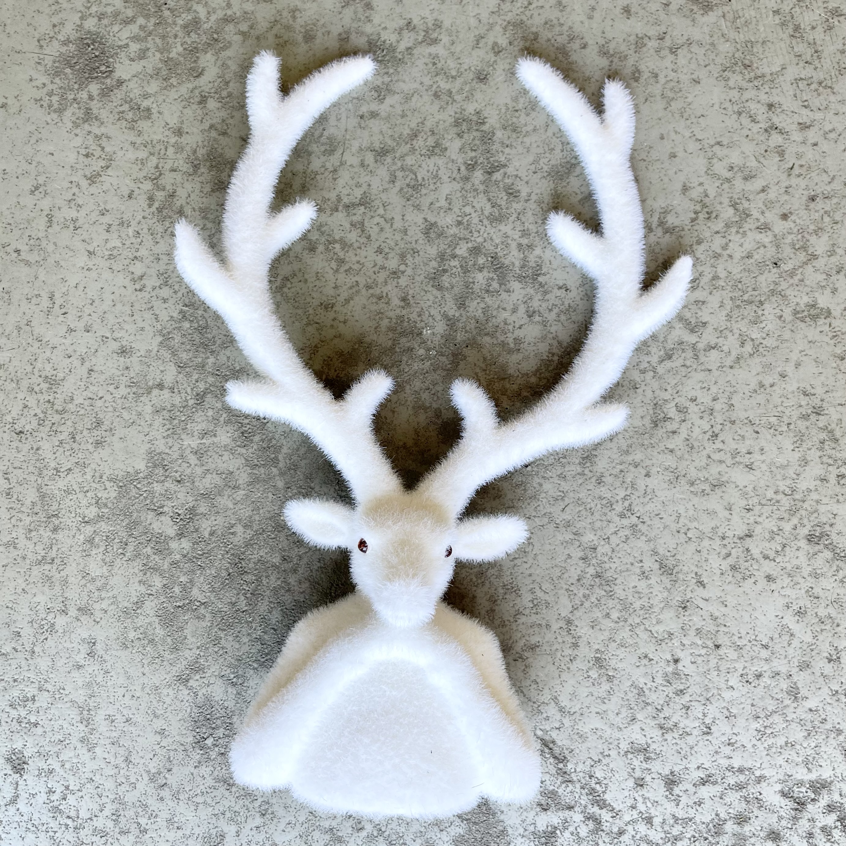 KST Hirschkopf "Tasko" H30cm, creme, Modell `26