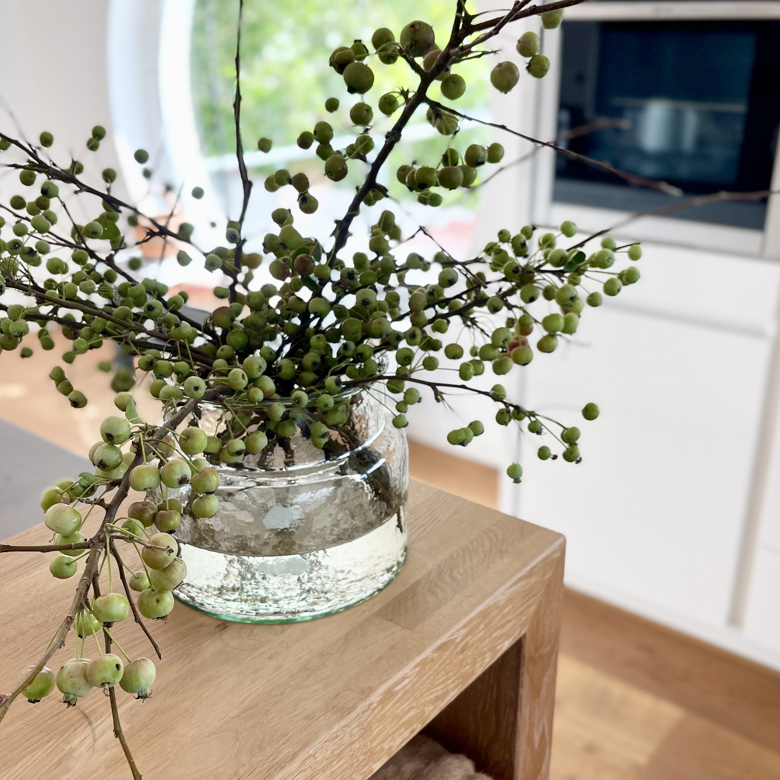 Bonbonglas gehämmert klar, 20 mal 25cm