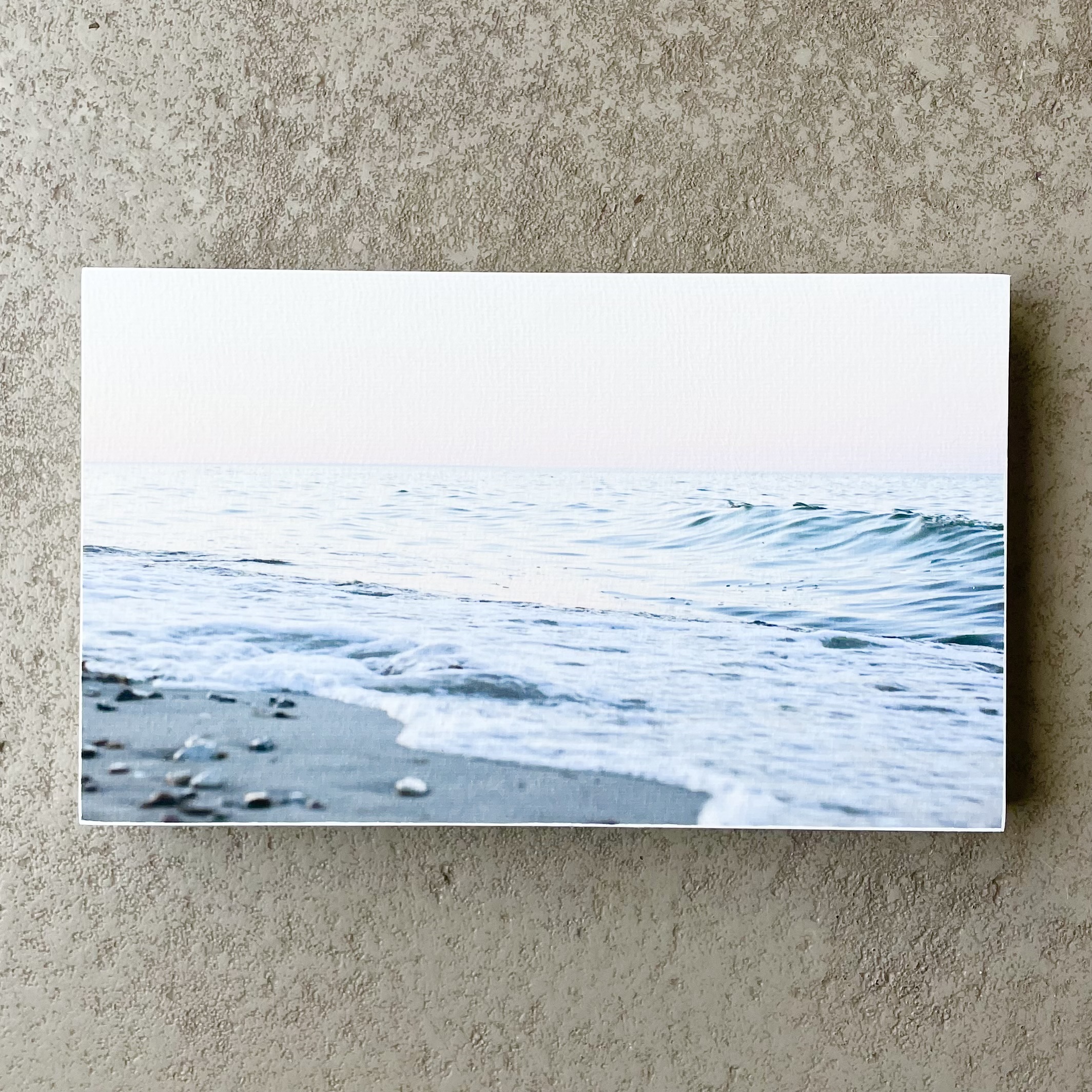 Bildplatte "meer" 25x15cm, Farbdruck