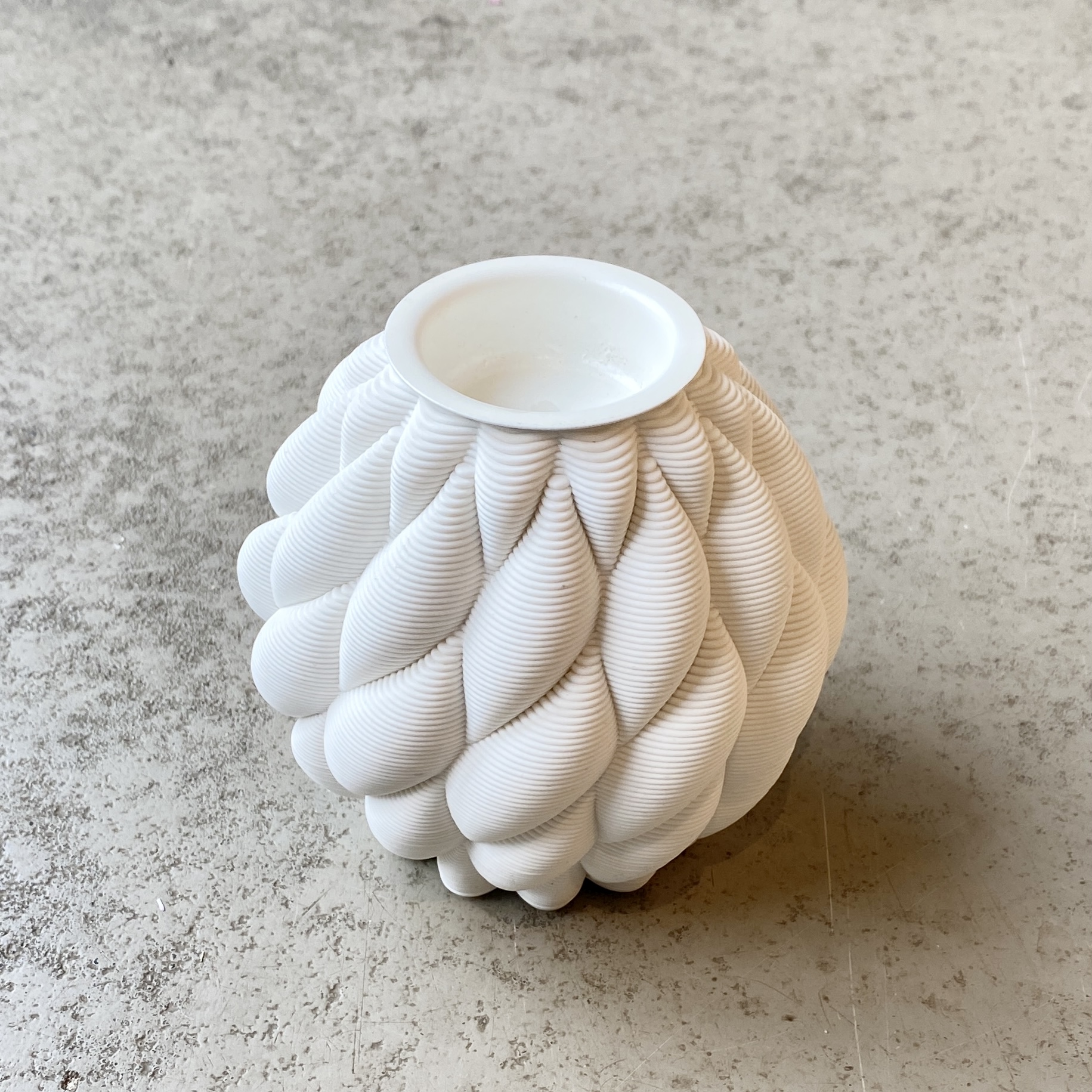 Kerzenständer Atlantis Cove L H11cm, weiß