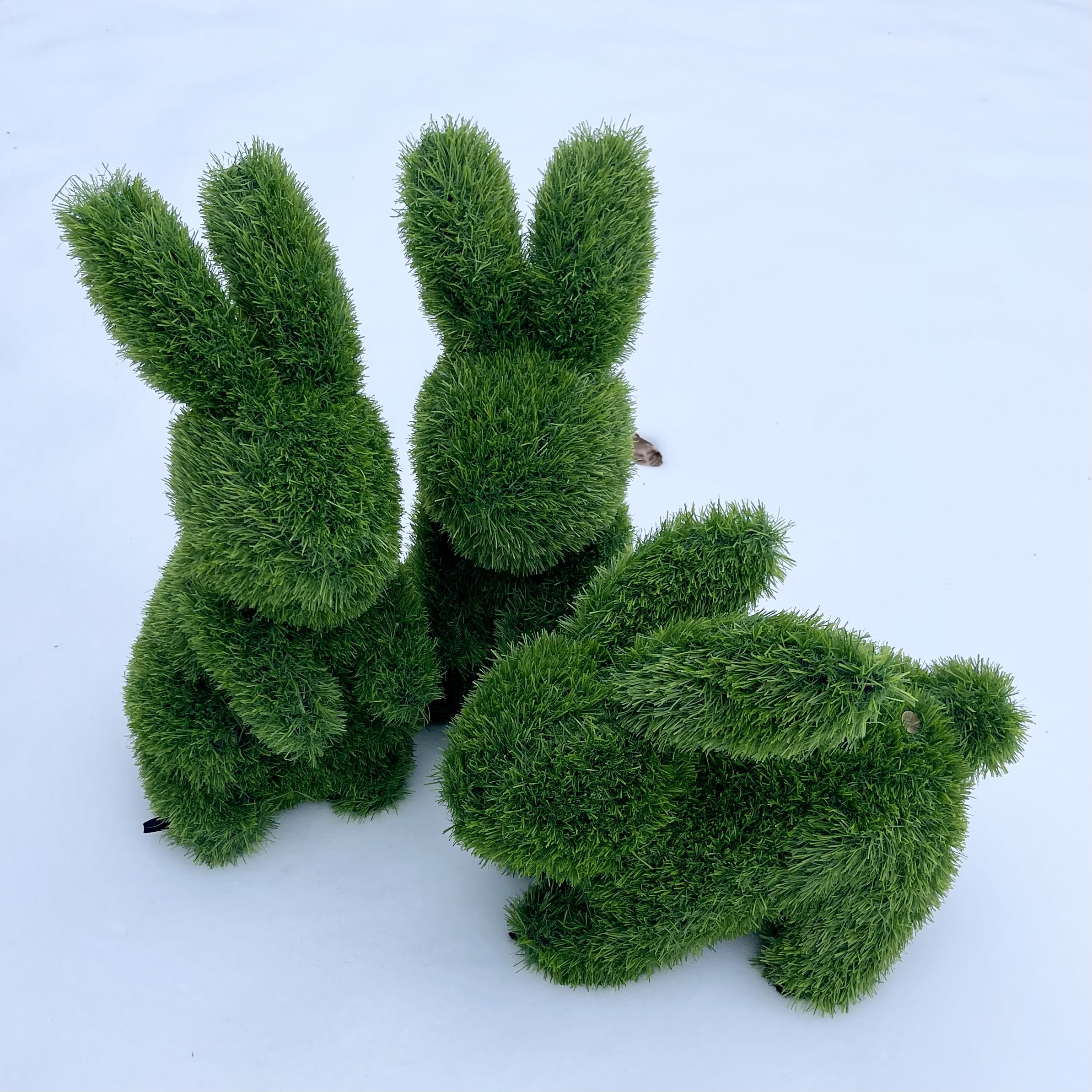 Grasfigur"Hase"aufrecht,48cm