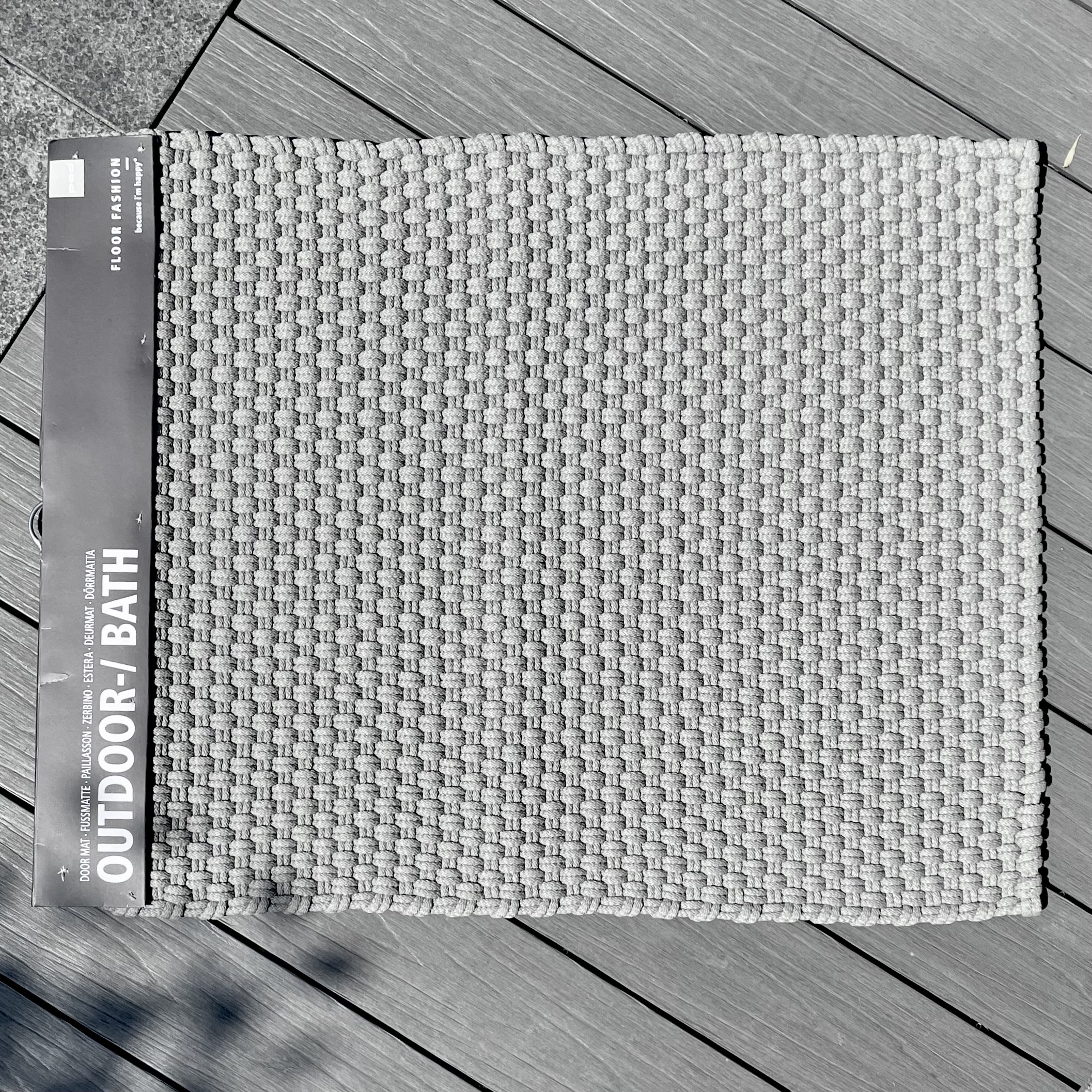 Badmatte/Outdoorteppich 72x92cm, sand