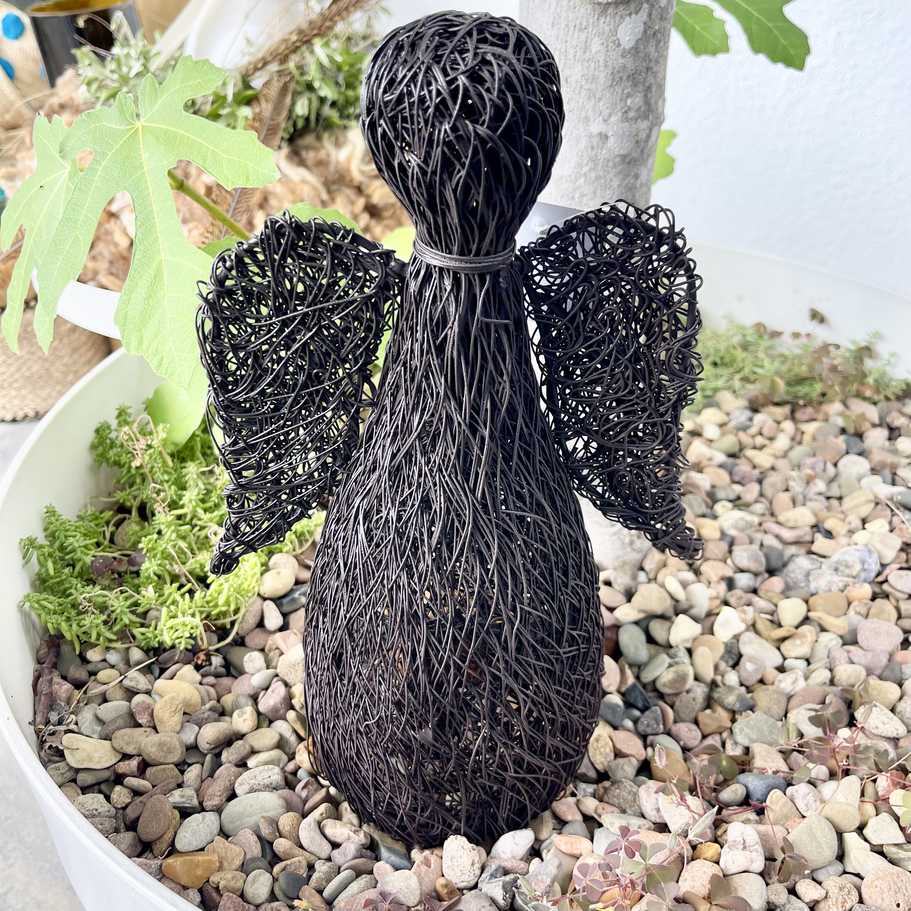 Eisen-Engel, H30cm, 12 mal 20cm,s/b