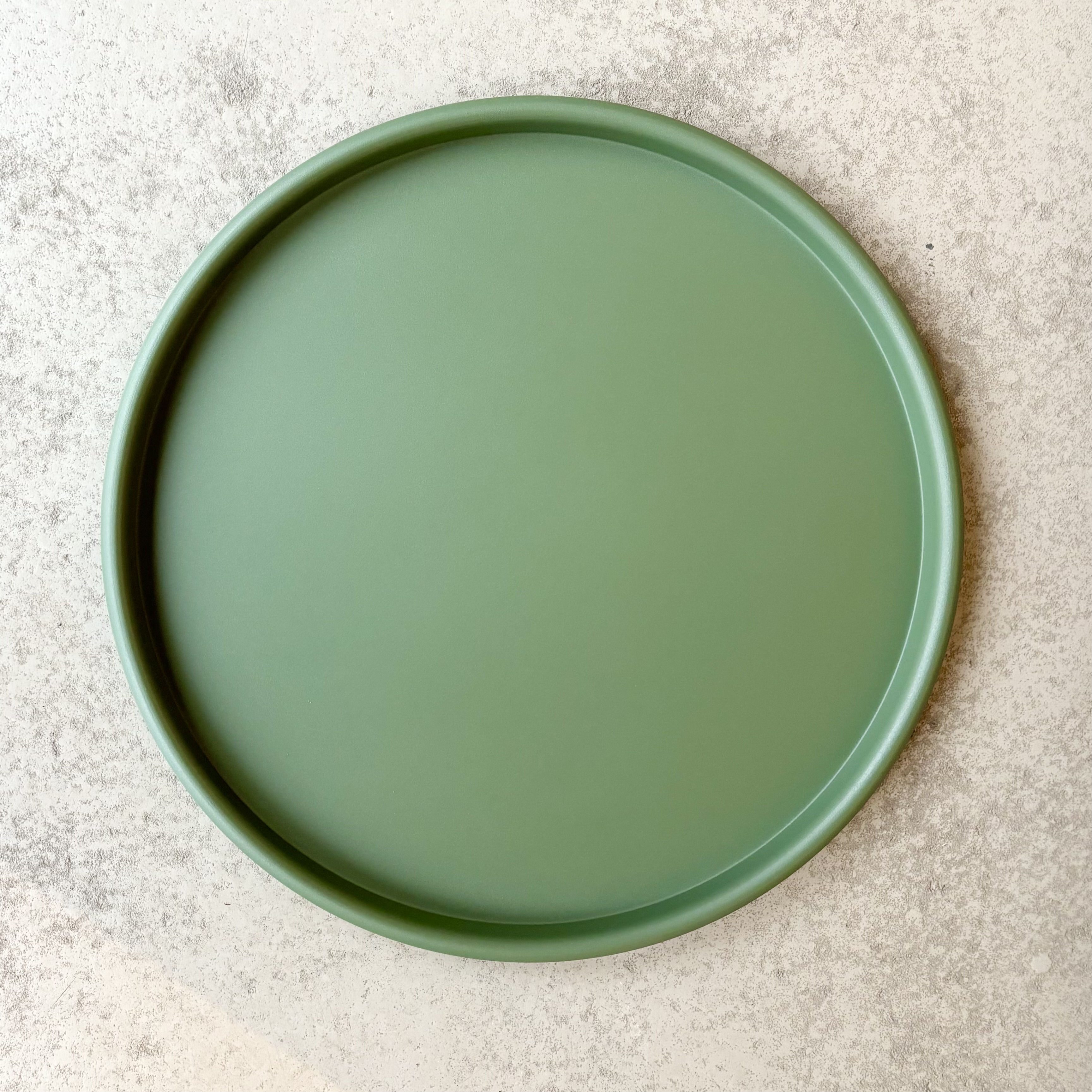 Met.Tablett"Zenon"D49H2,5cm, grün