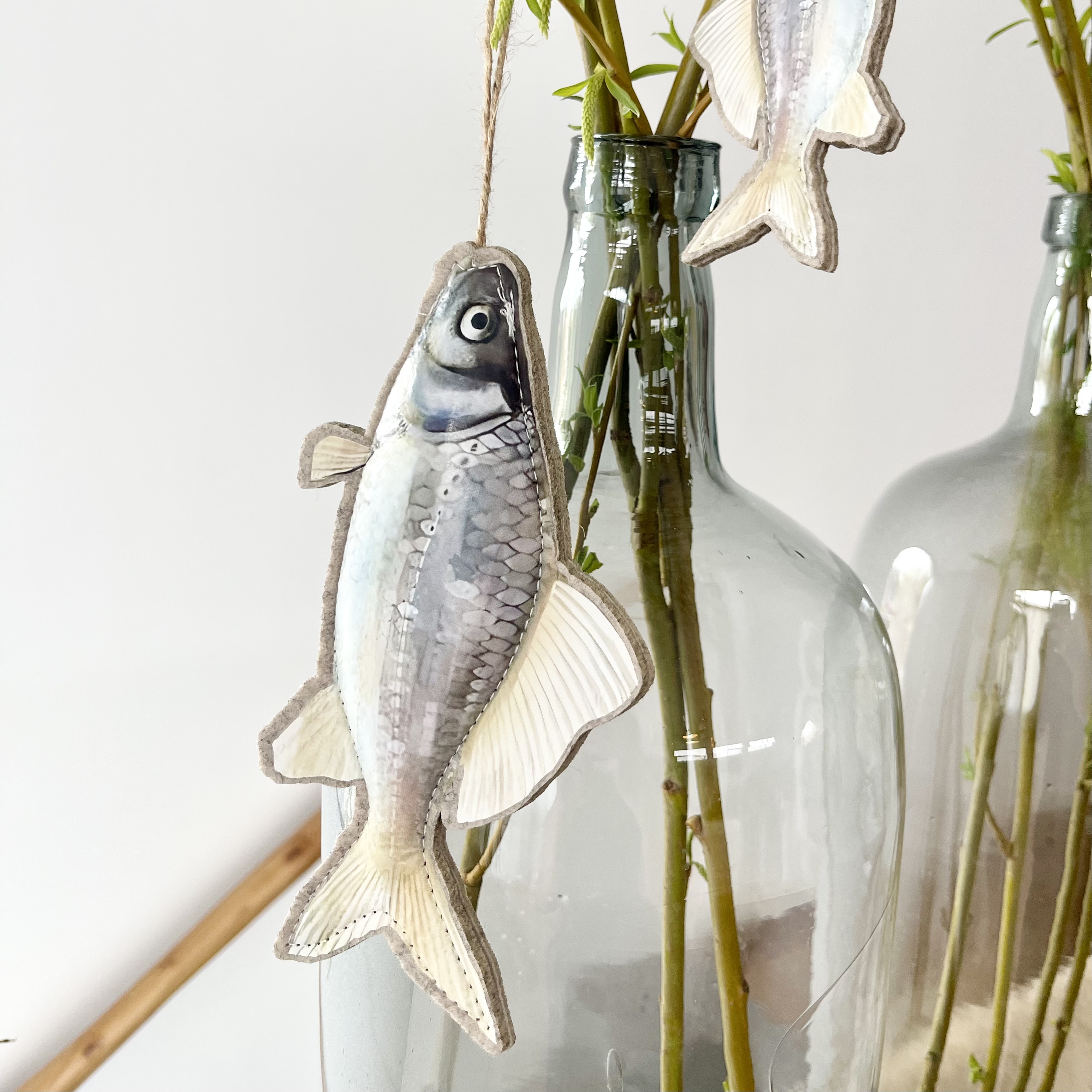 Stf.Fisch"Blubbi"z.H.L23,5cm, blau