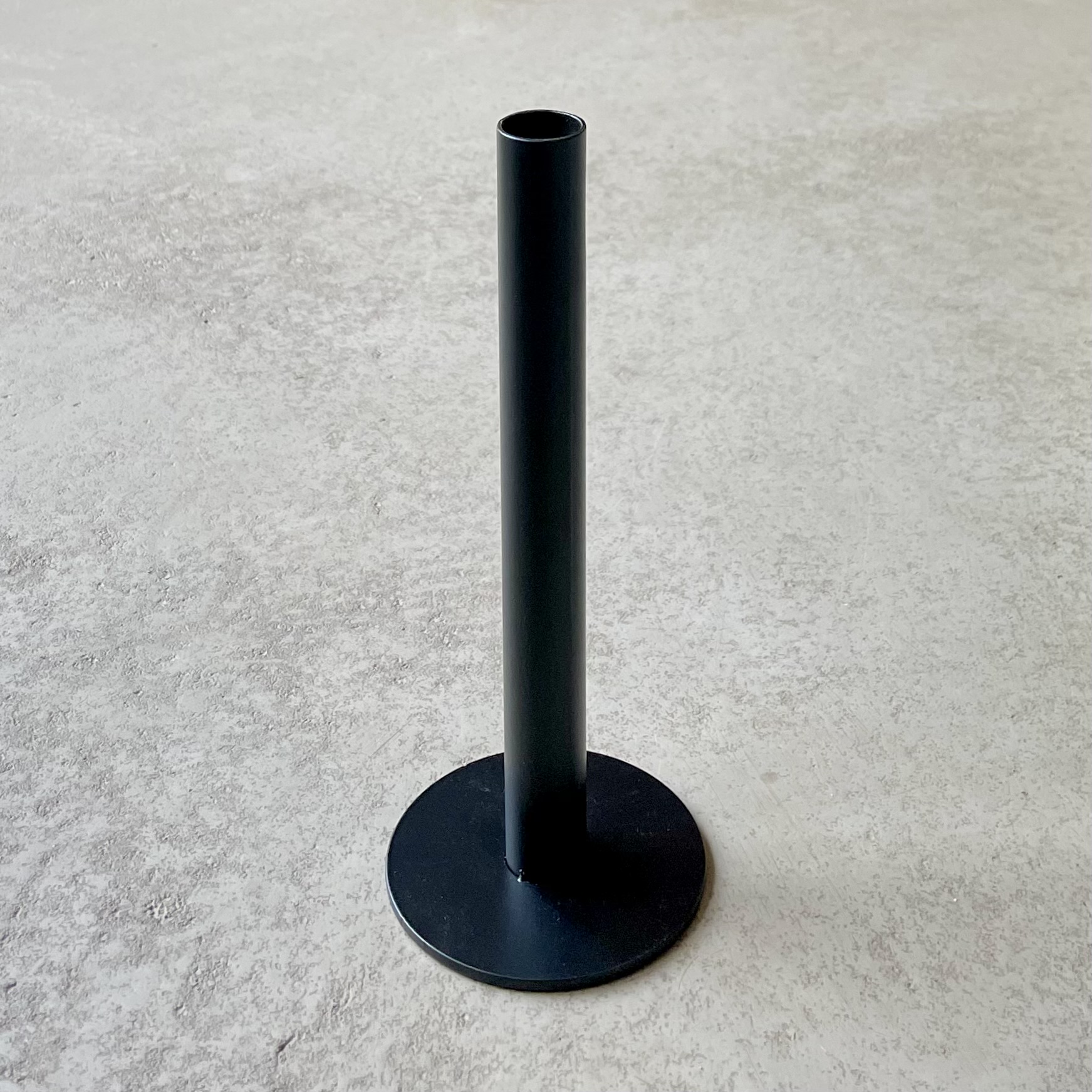 Metall-Kerzenhalter "Lenny" H25cm, schwarz