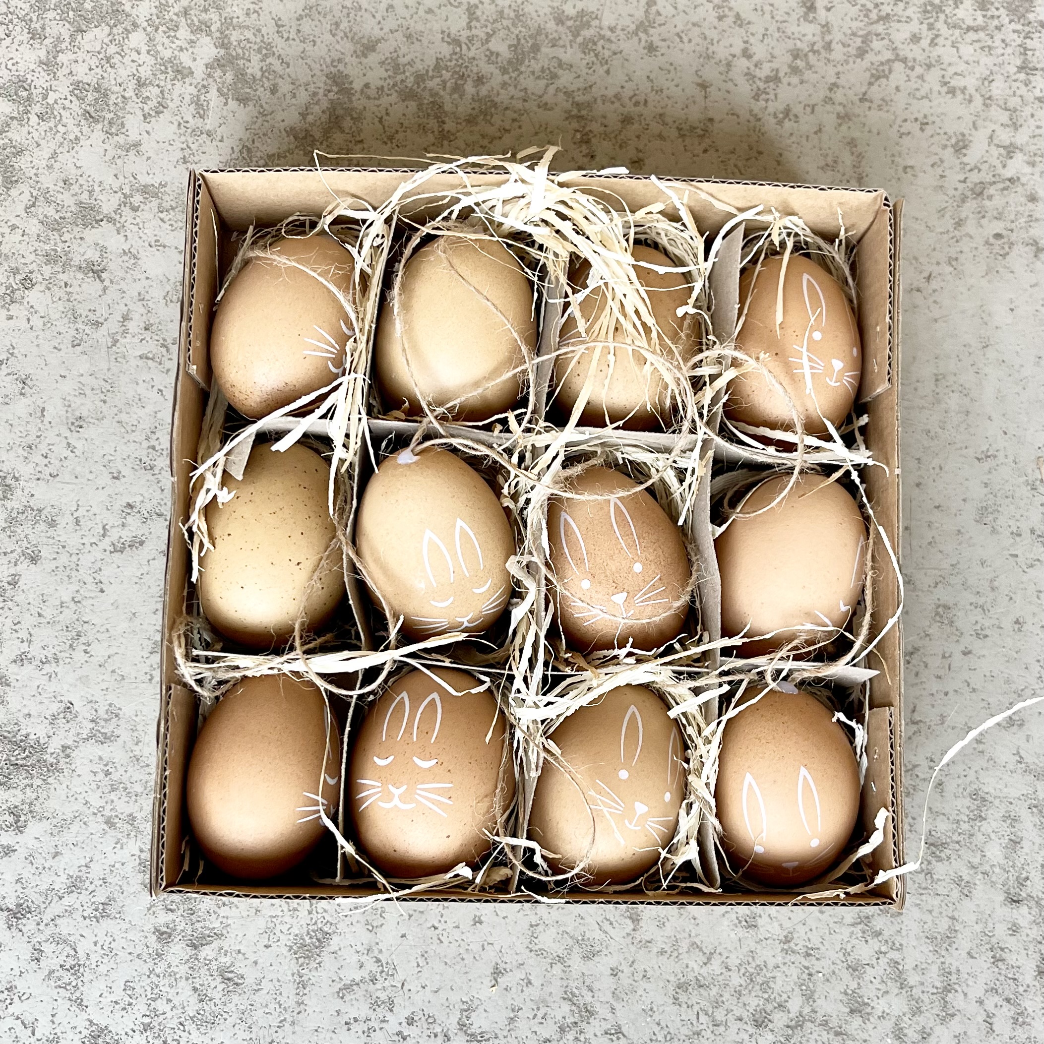 Hühnerei"Schnuffel",H6cm