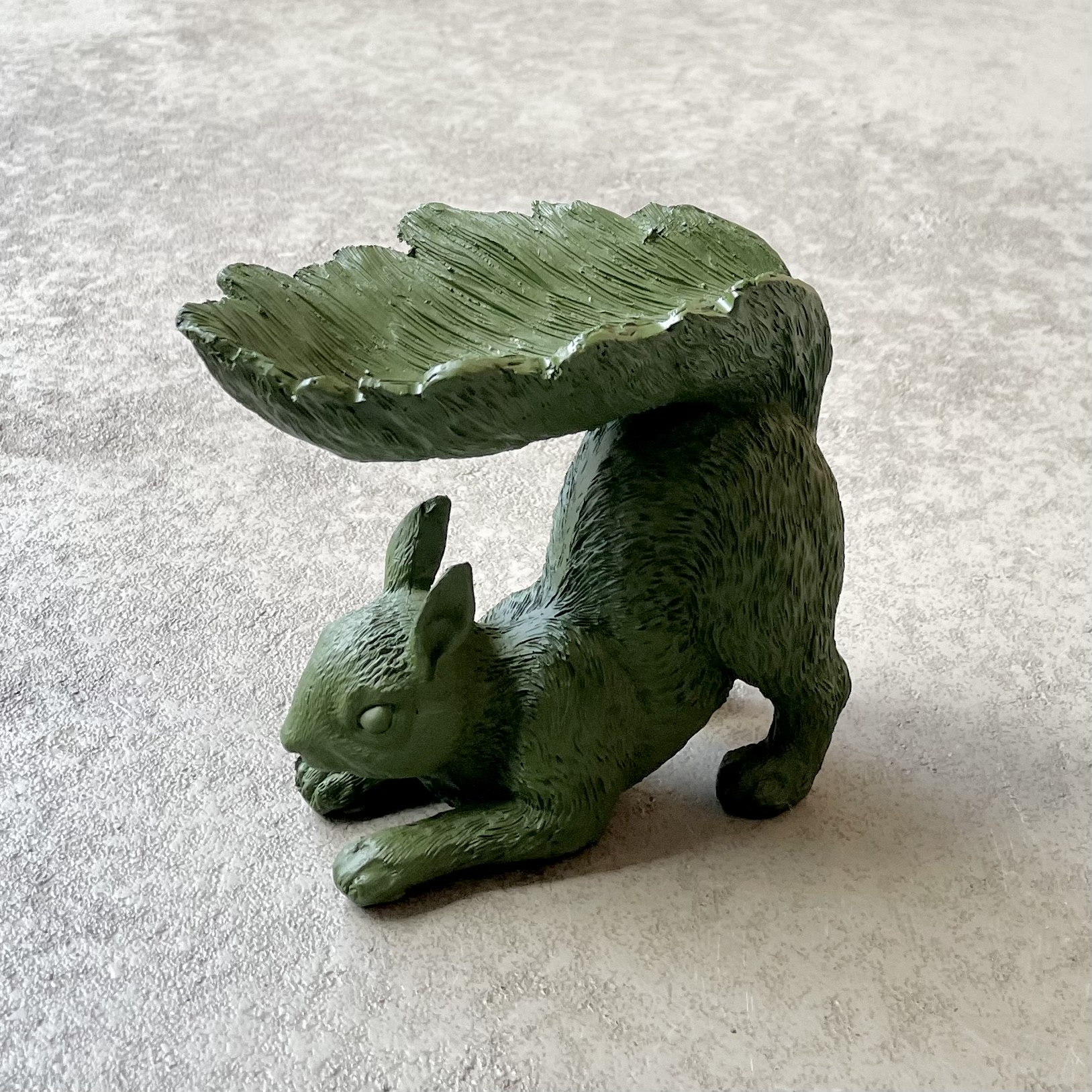 Poly-Eichhörnchen "Baveno" H14, L15cm, grün